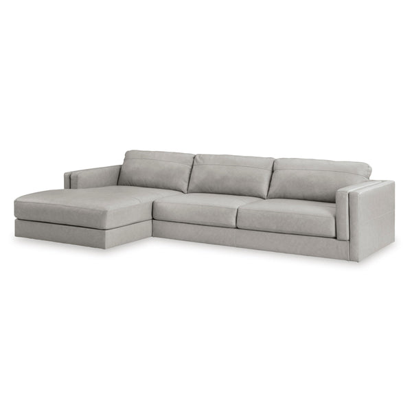 Signature Design by Ashley Amiata 57404S1 2 pc Sectional with Chaise