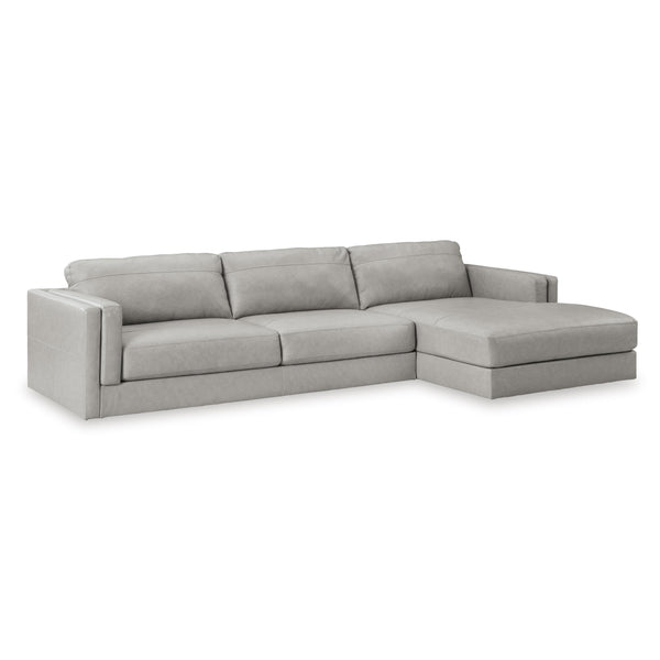 Signature Design by Ashley Amiata 57404S2 2 pc Sectional with Chaise