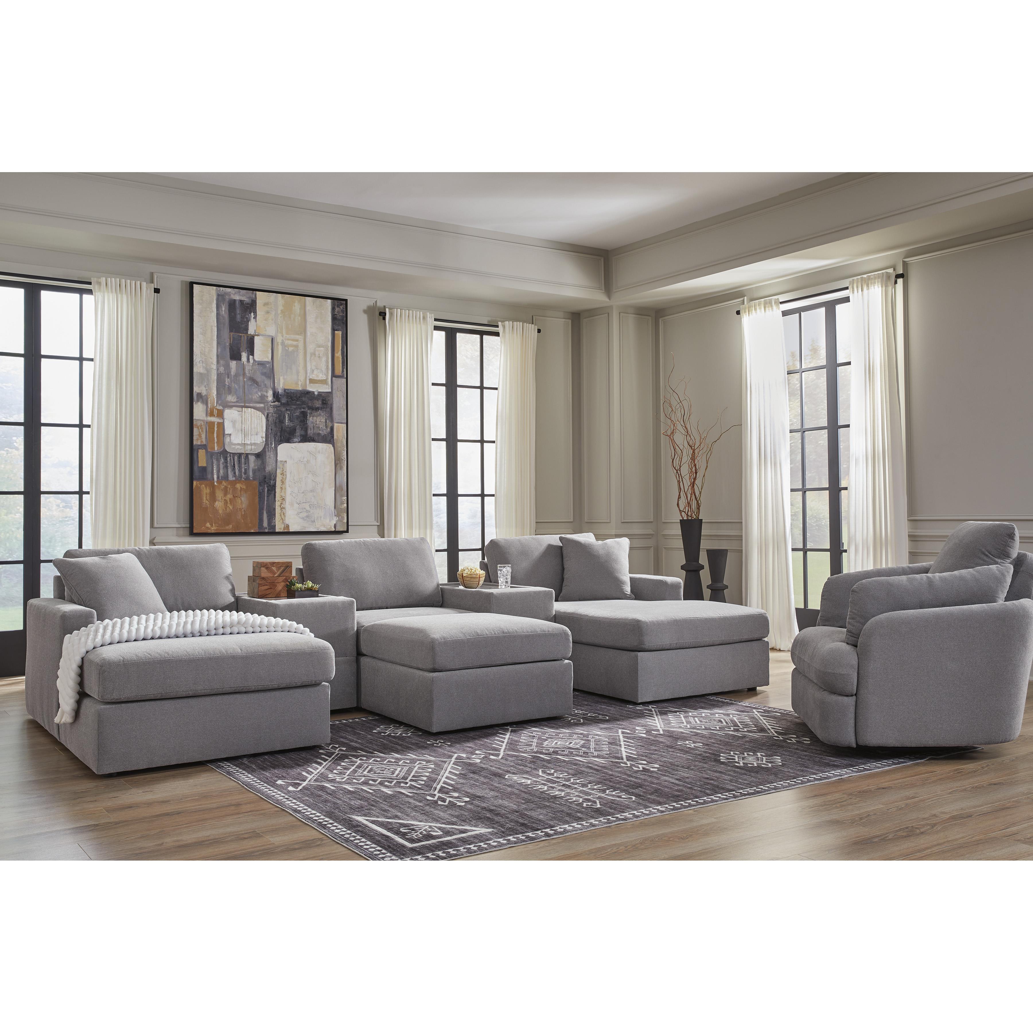  Manufacturer Color_Granite --  Modmax 9210408 Oversized Accent Ottoman IMAGE 15