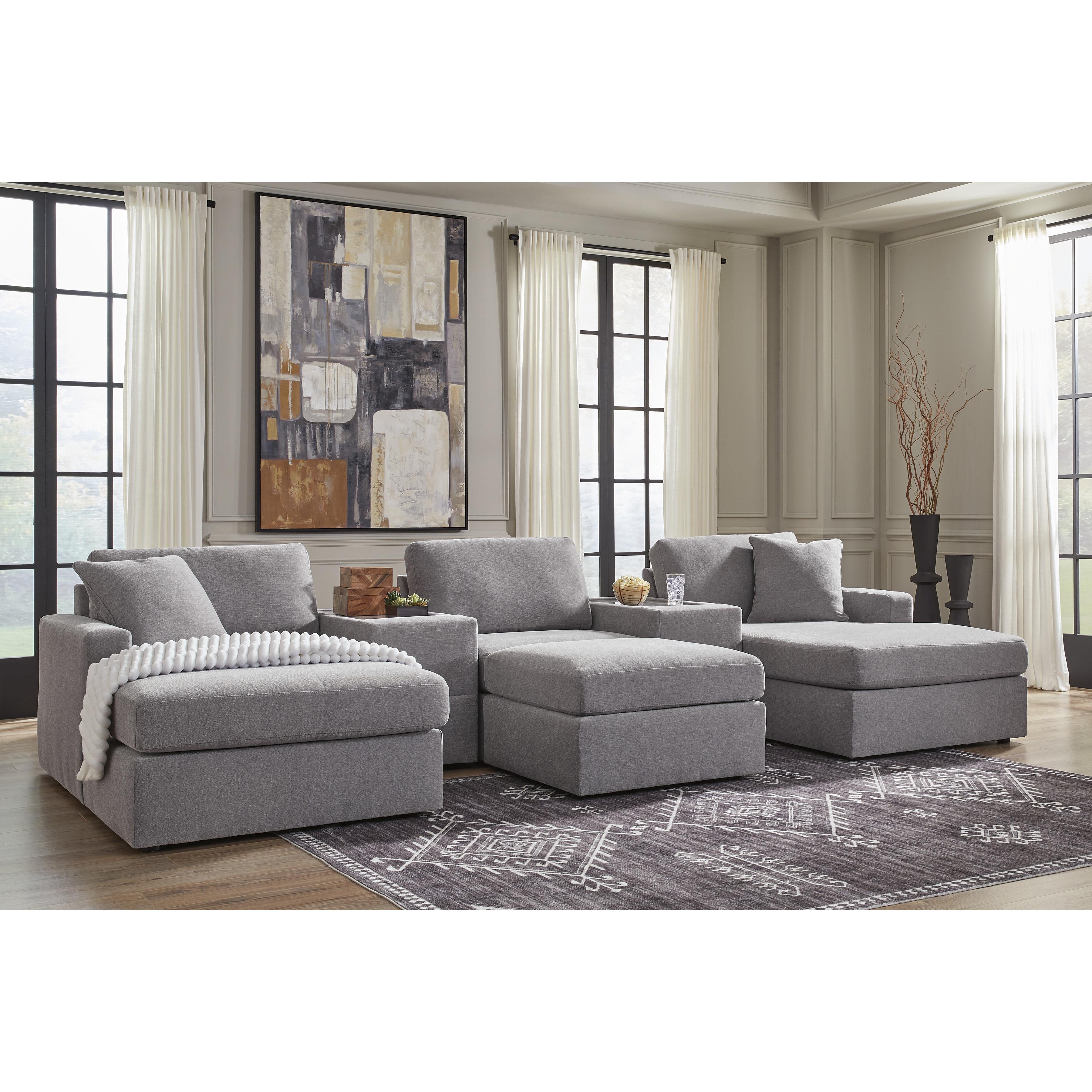  Manufacturer Color_Granite --  Modmax 9210408 Oversized Accent Ottoman IMAGE 16