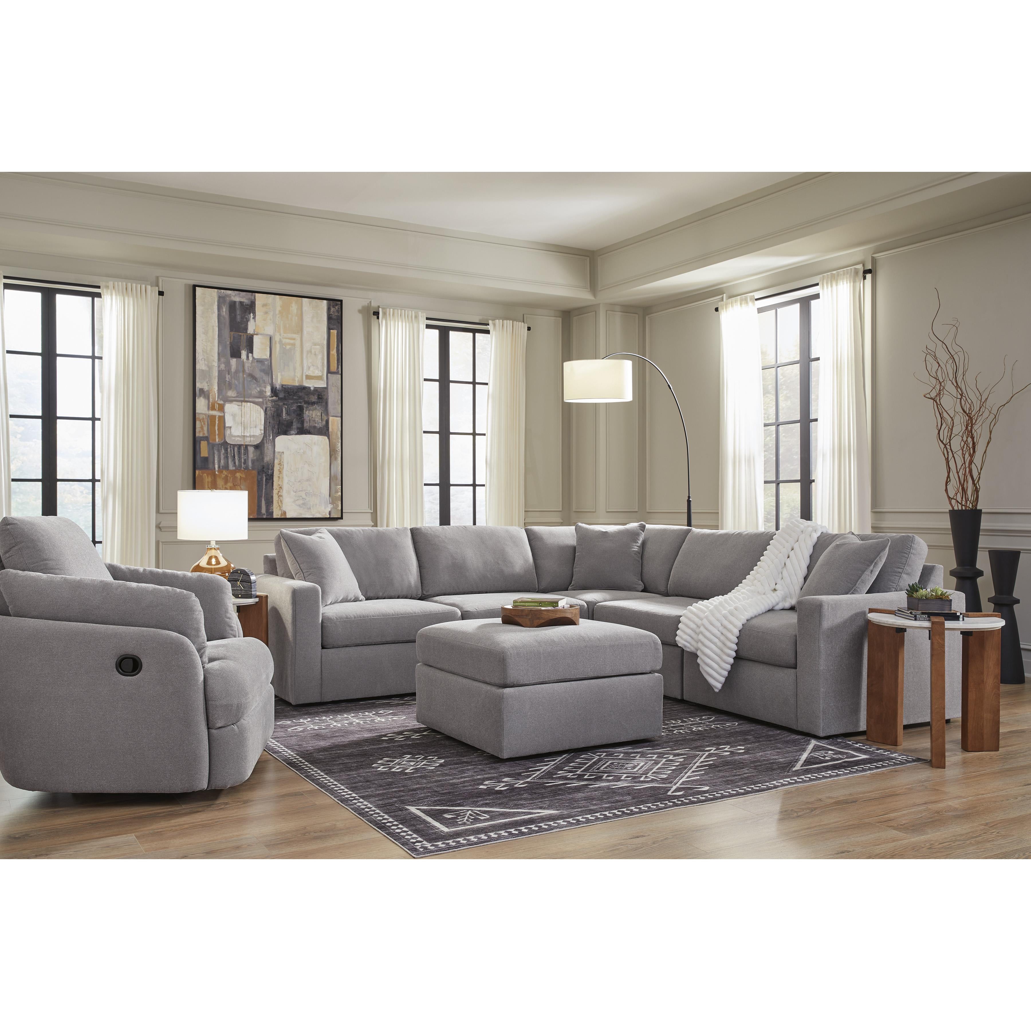  Manufacturer Color_Granite --  Modmax 9210408 Oversized Accent Ottoman IMAGE 17