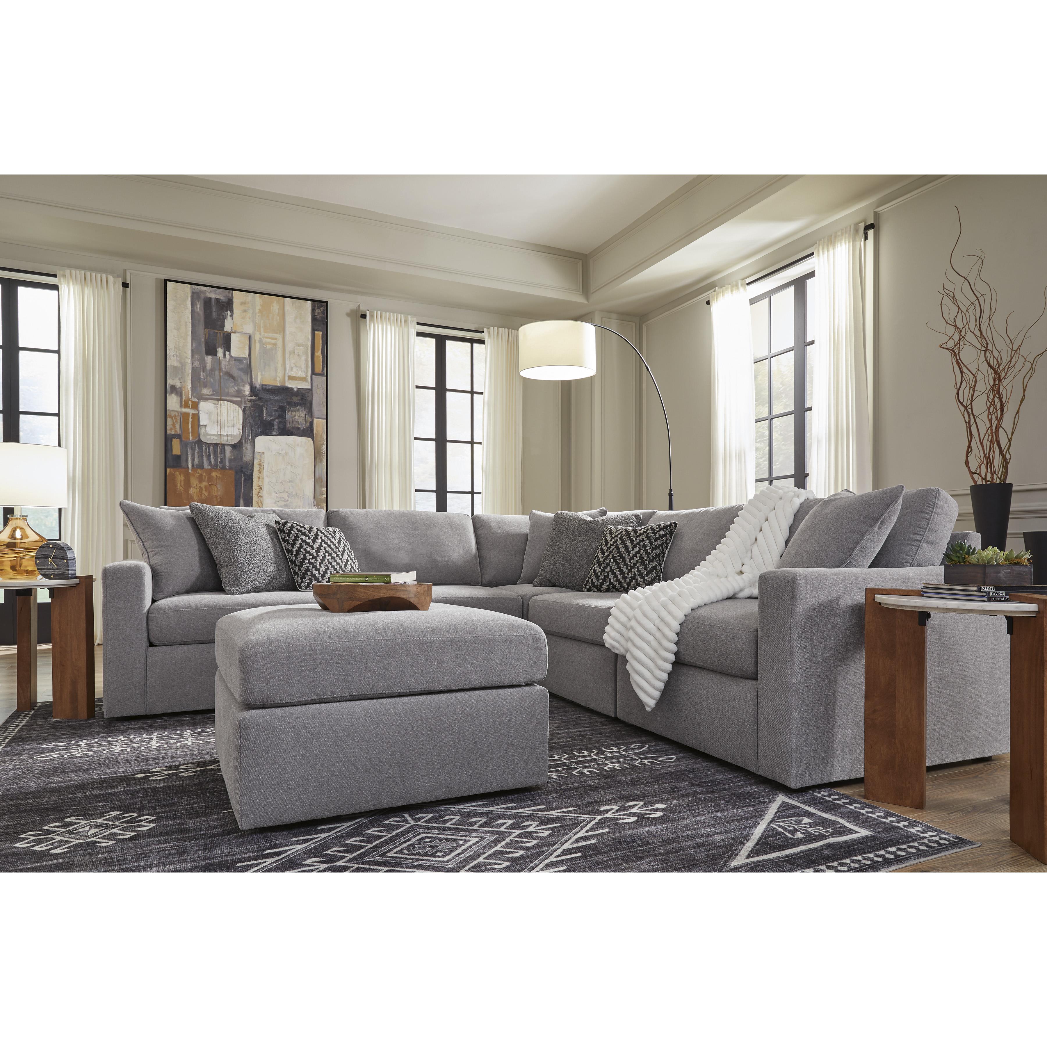  Manufacturer Color_Granite --  Modmax 9210408 Oversized Accent Ottoman IMAGE 5