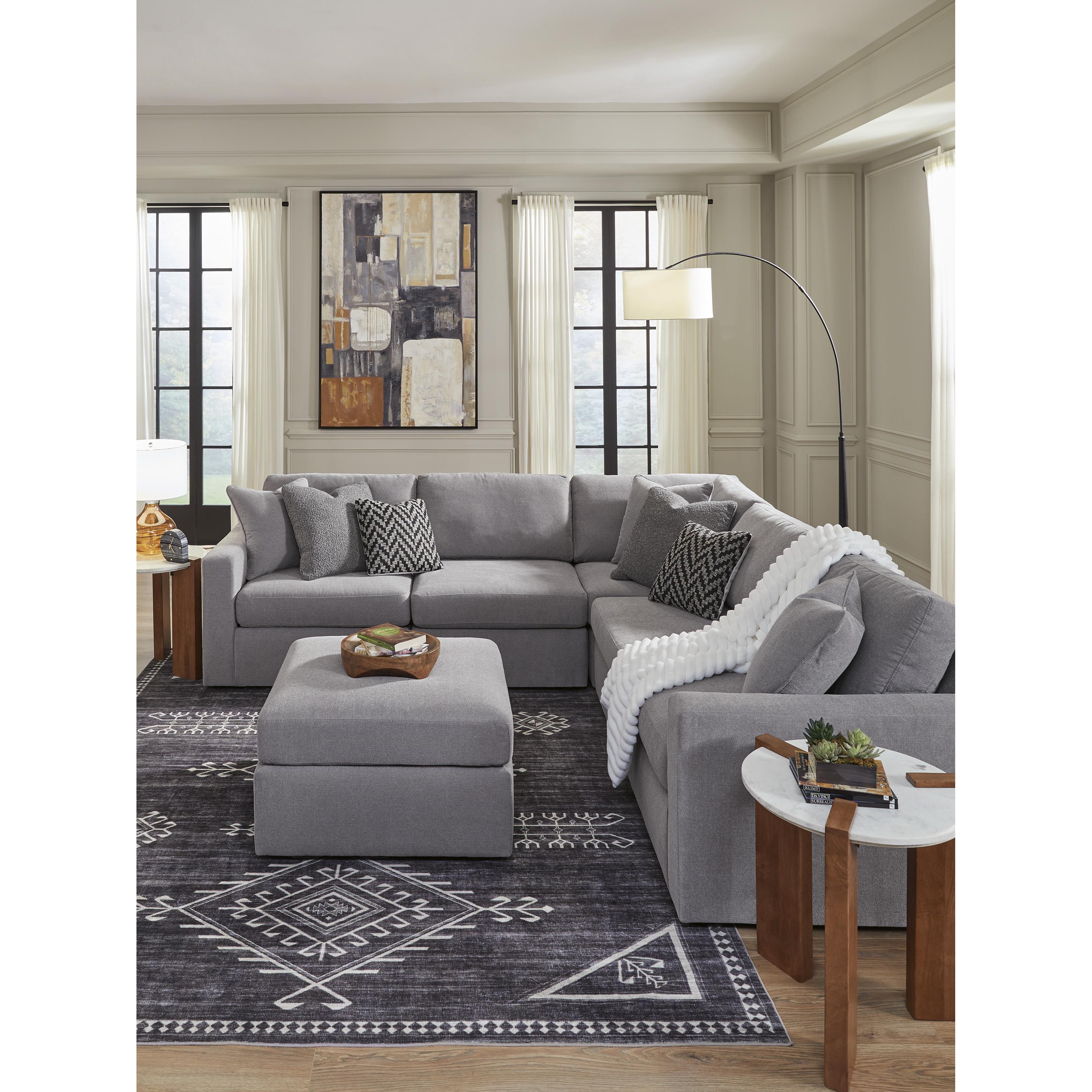  Manufacturer Color_Granite --  Modmax 9210408 Oversized Accent Ottoman IMAGE 6