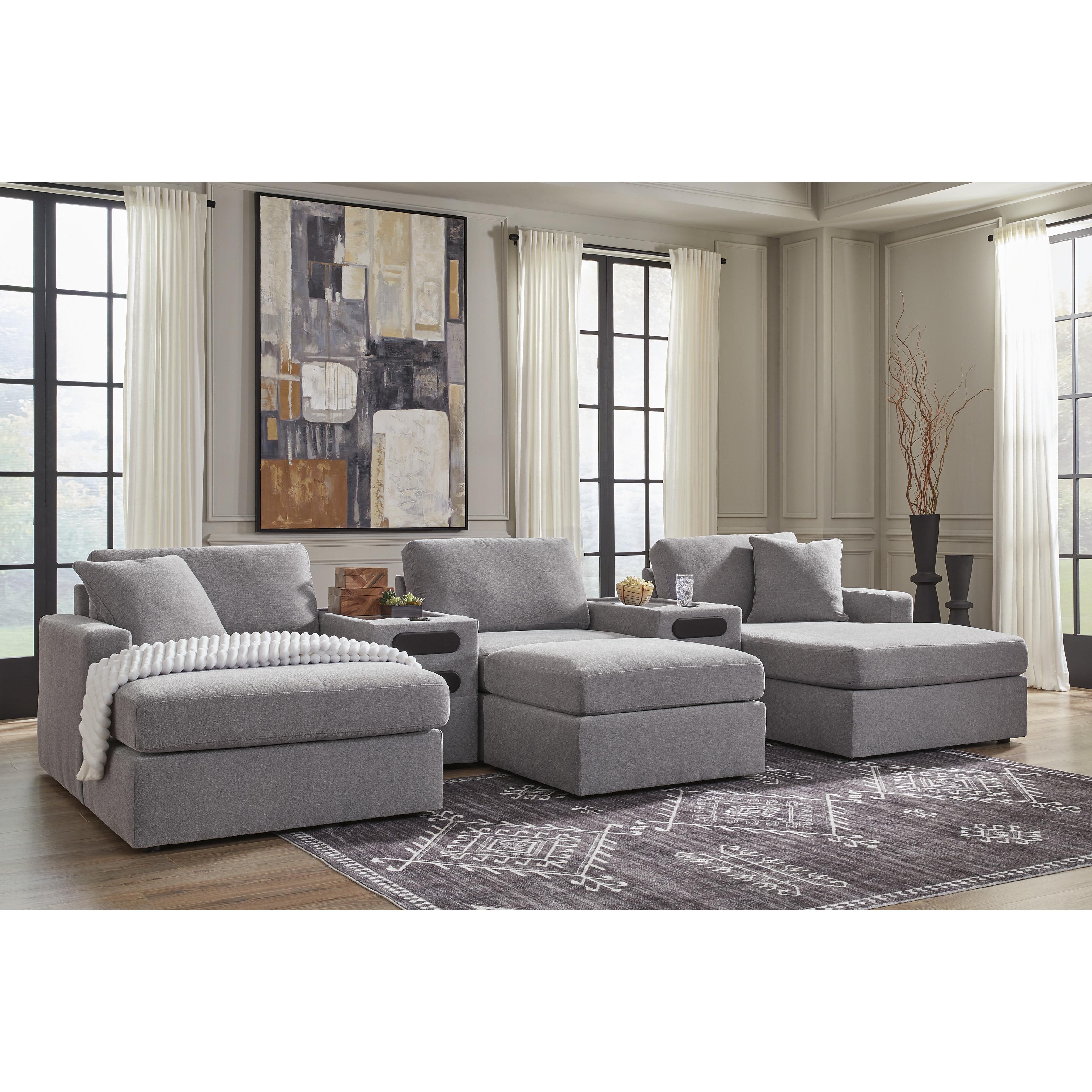  Manufacturer Color_Granite --  Modmax 9210408 Oversized Accent Ottoman IMAGE 8