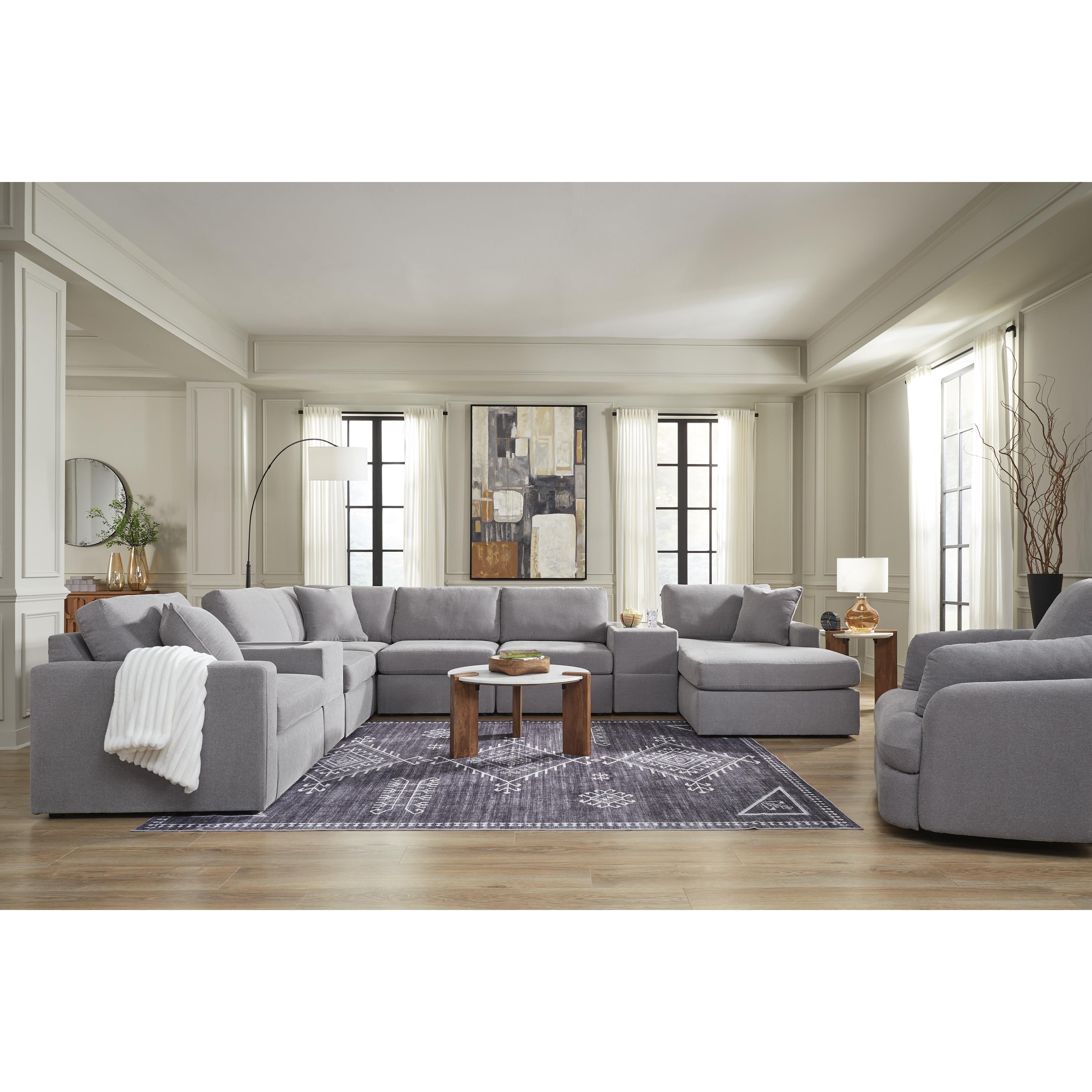  Manufacturer Color_Granite --  Modmax 9210461 Swivel Glider Recliner IMAGE 10