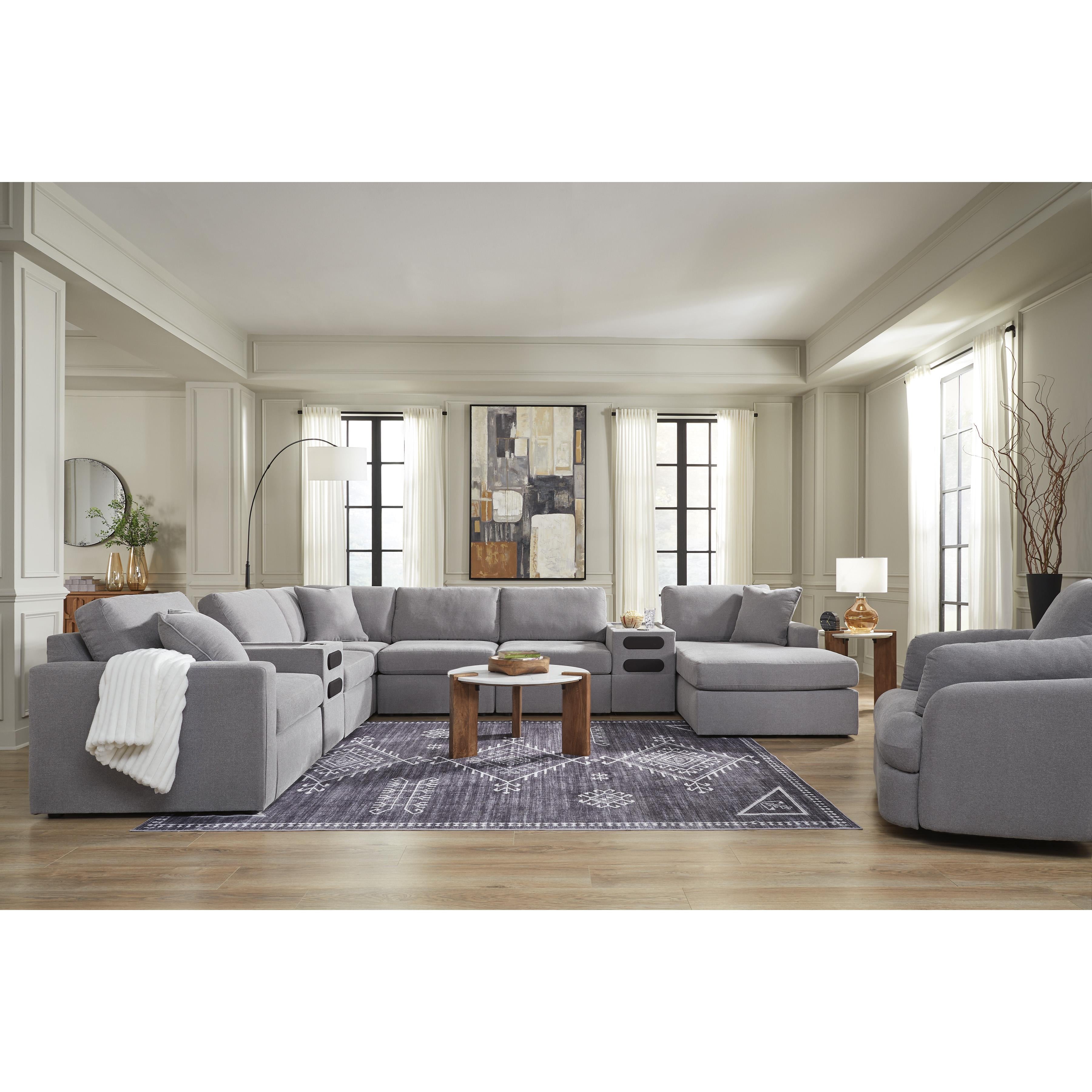  Manufacturer Color_Granite --  Modmax 9210461 Swivel Glider Recliner IMAGE 13