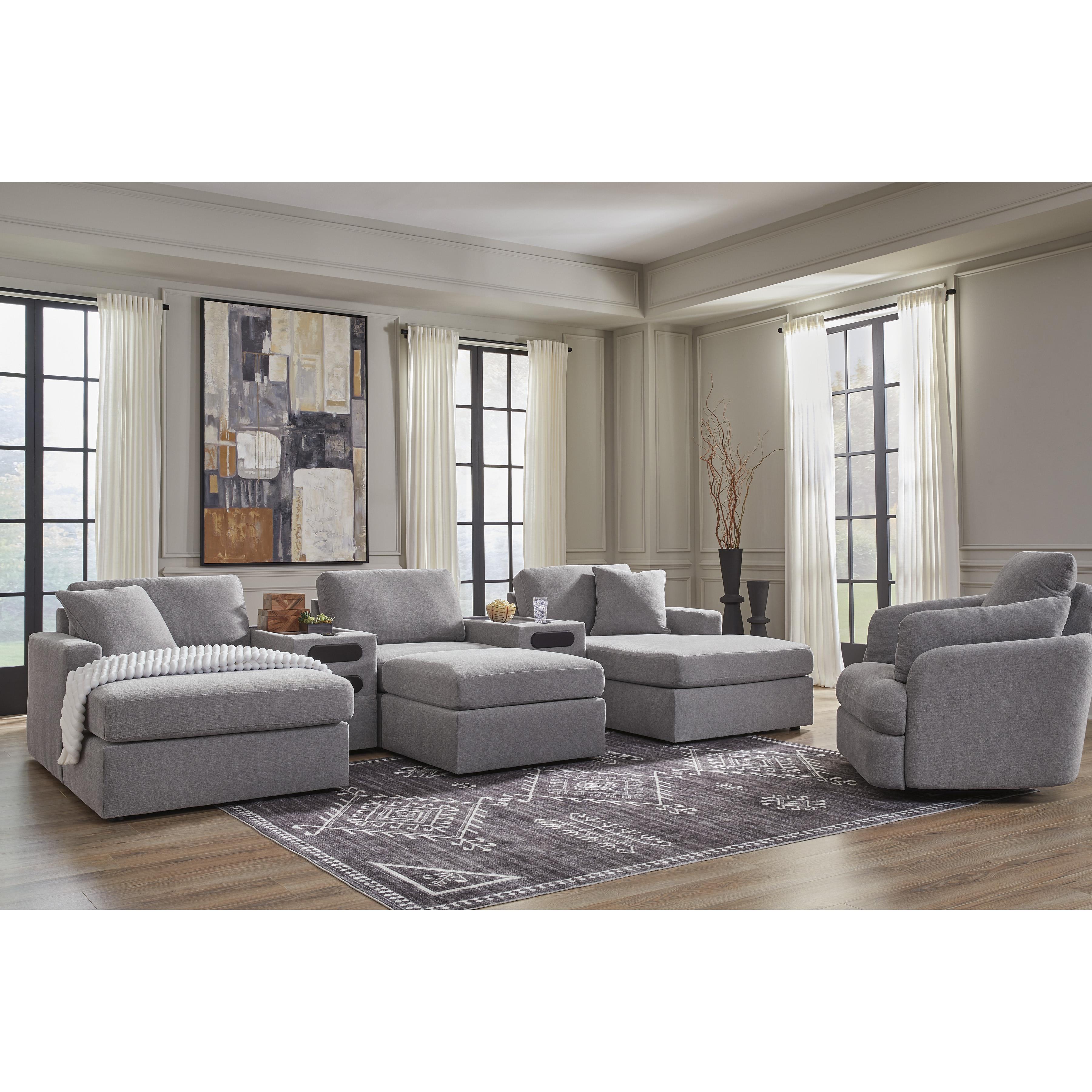  Manufacturer Color_Granite --  Modmax 9210461 Swivel Glider Recliner IMAGE 19