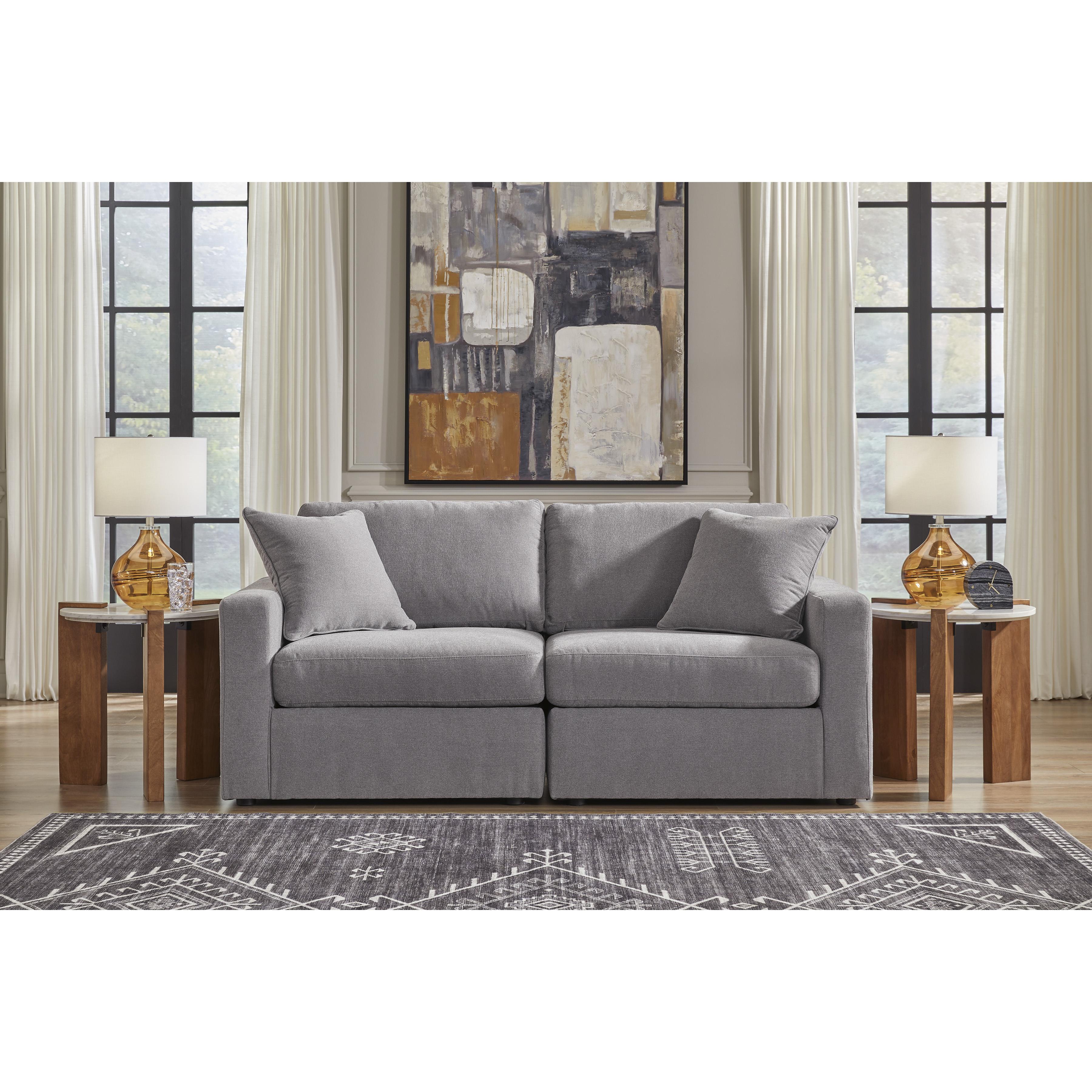  Manufacturer Color_Granite --  Modmax 92104S1 2 pc Loveseat IMAGE 1