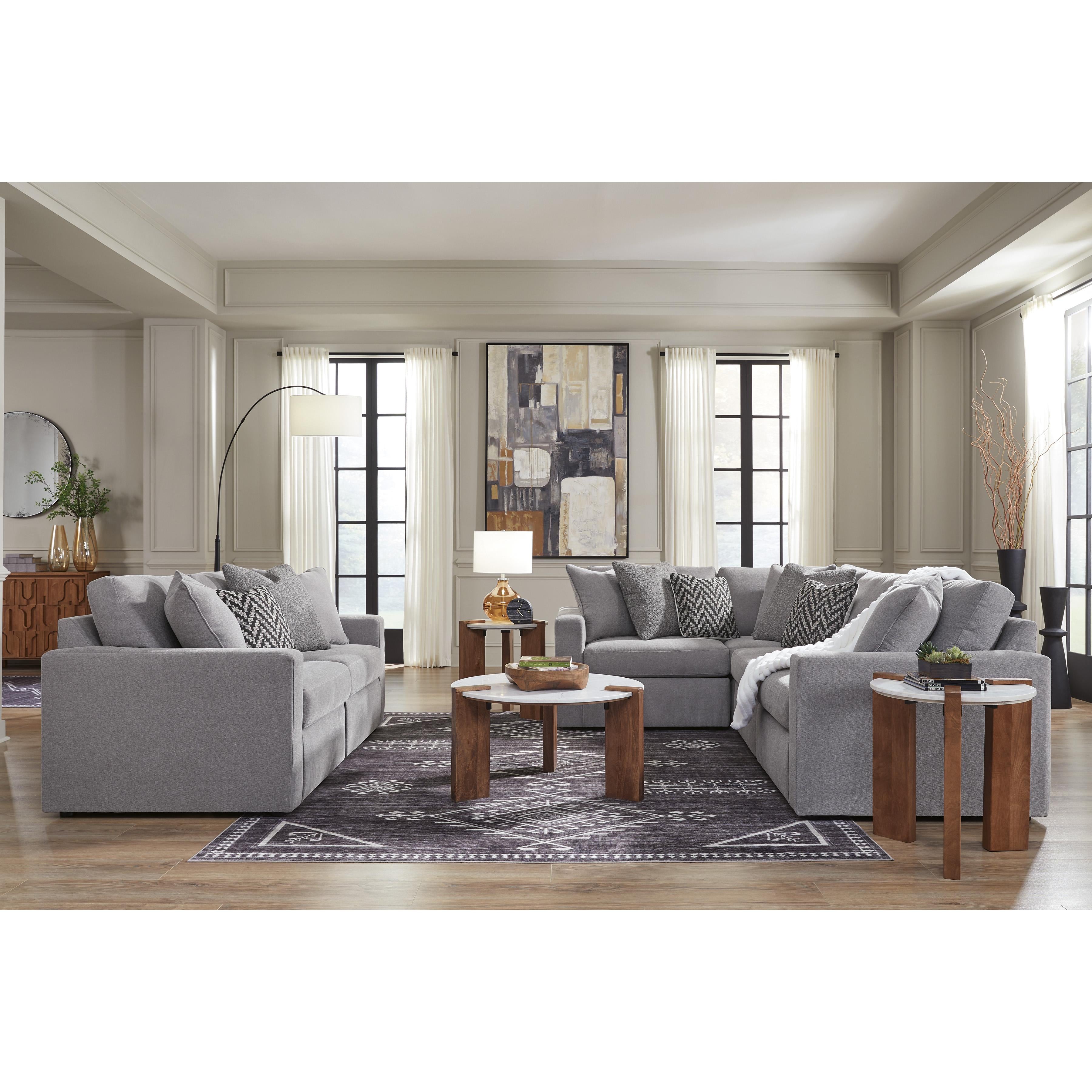  Manufacturer Color_Granite --  Modmax 92104S1 2 pc Loveseat IMAGE 3