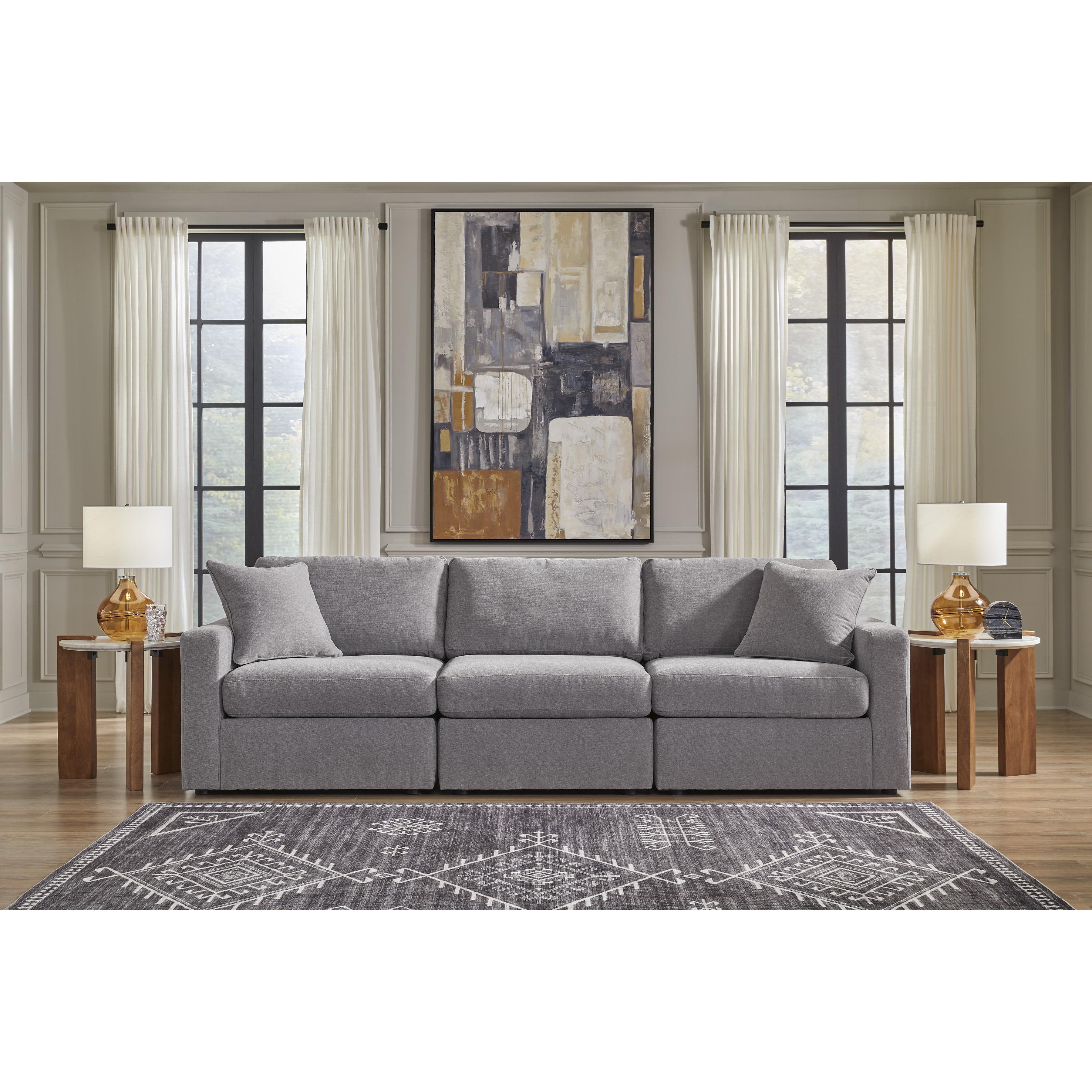  Manufacturer Color_Granite --  Modmax 92104S2 3 pc Sofa IMAGE 1