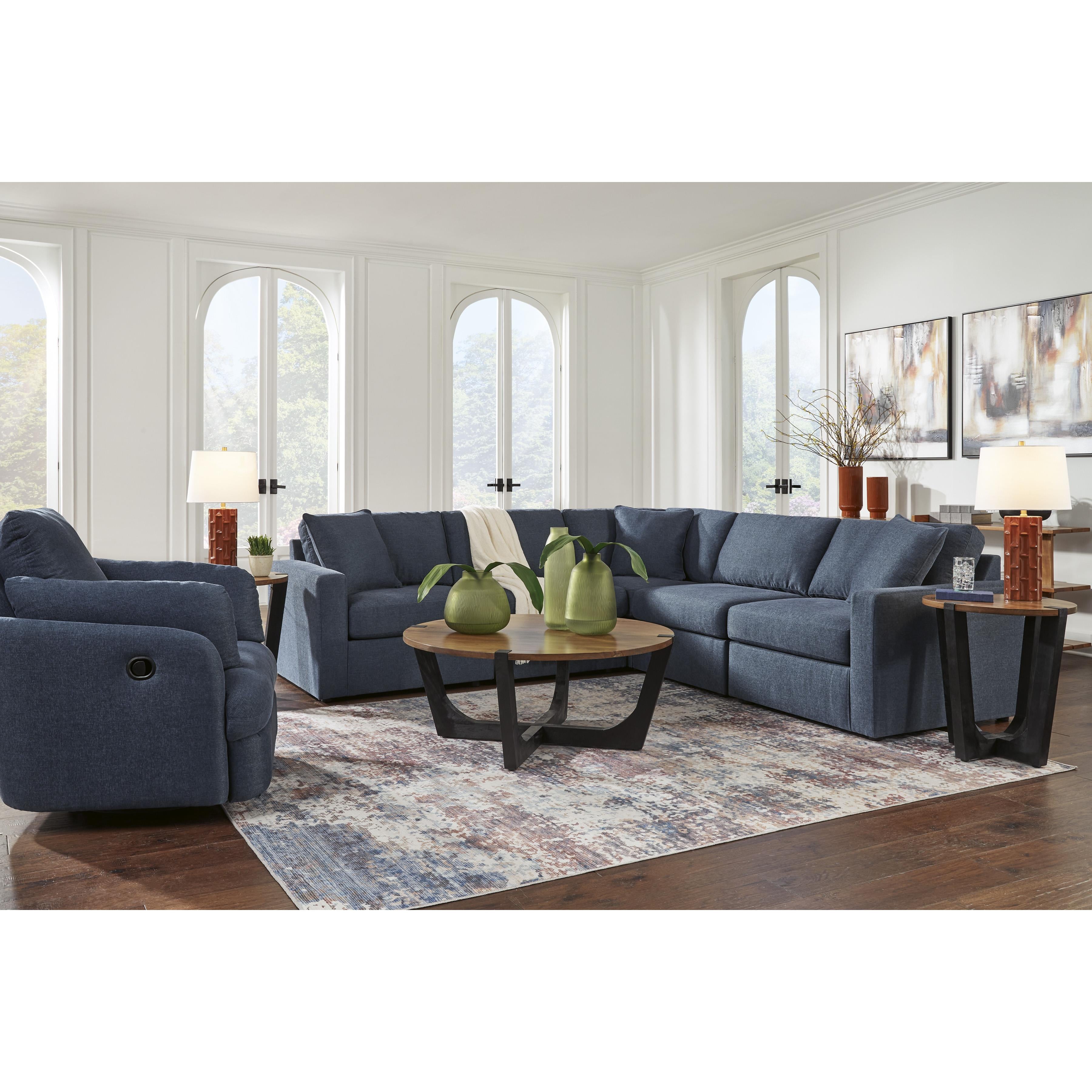  Manufacturer Color_Ink --  Modmax 9212161 Swivel Glider Recliner IMAGE 15