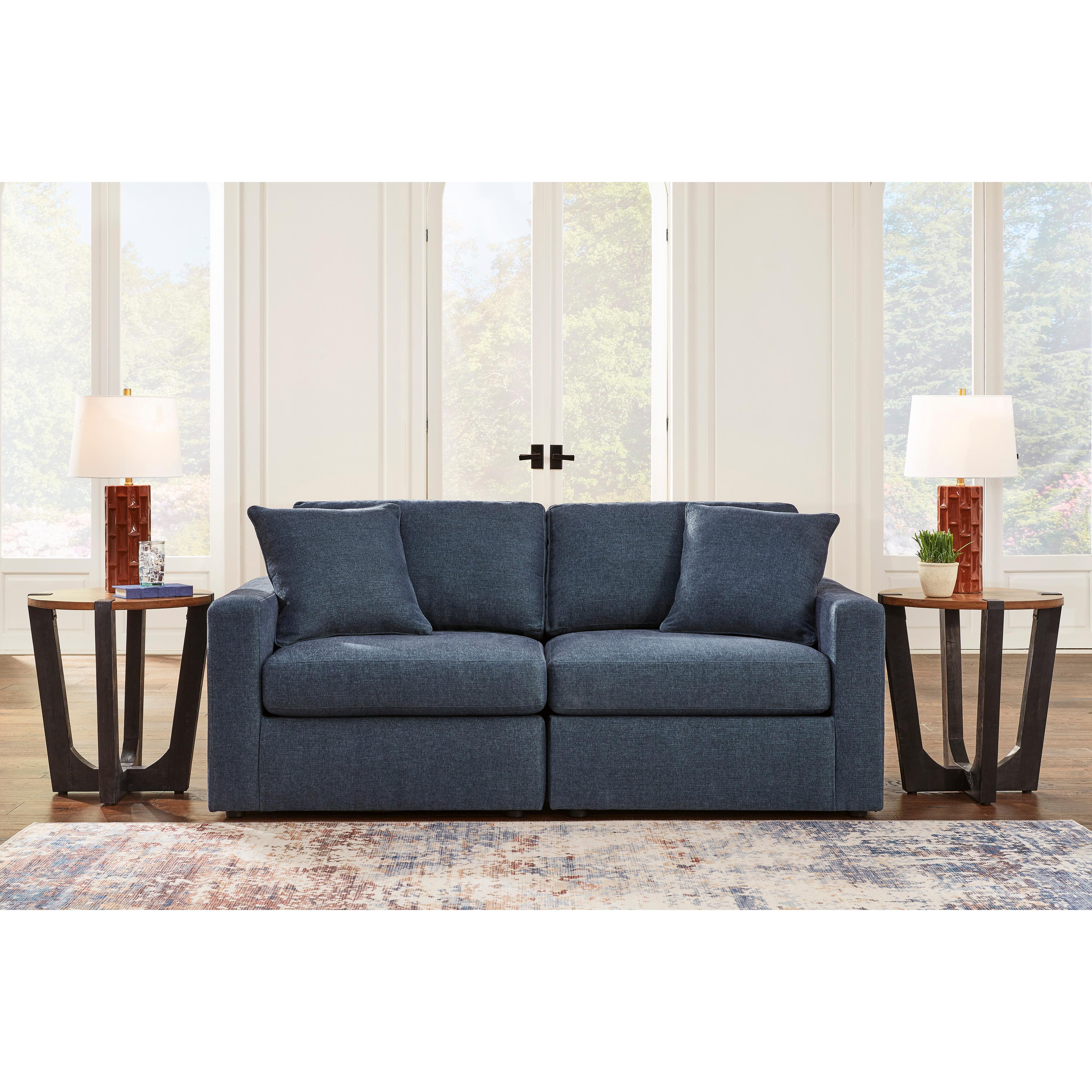  Manufacturer Color_Ink --  Modmax 92121S1 2 pc Loveseat IMAGE 2