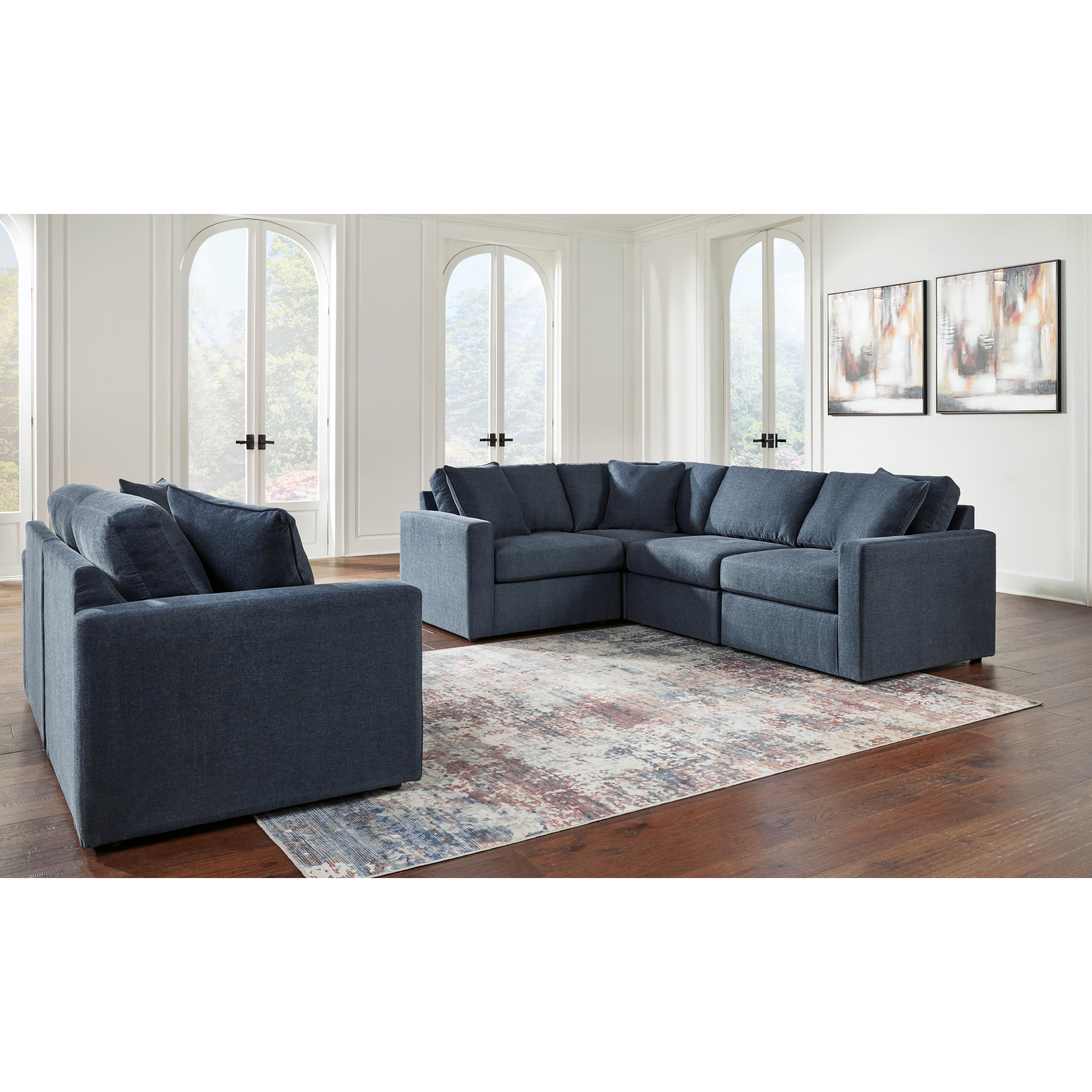  Manufacturer Color_Ink --  Modmax 92121S1 2 pc Loveseat IMAGE 5