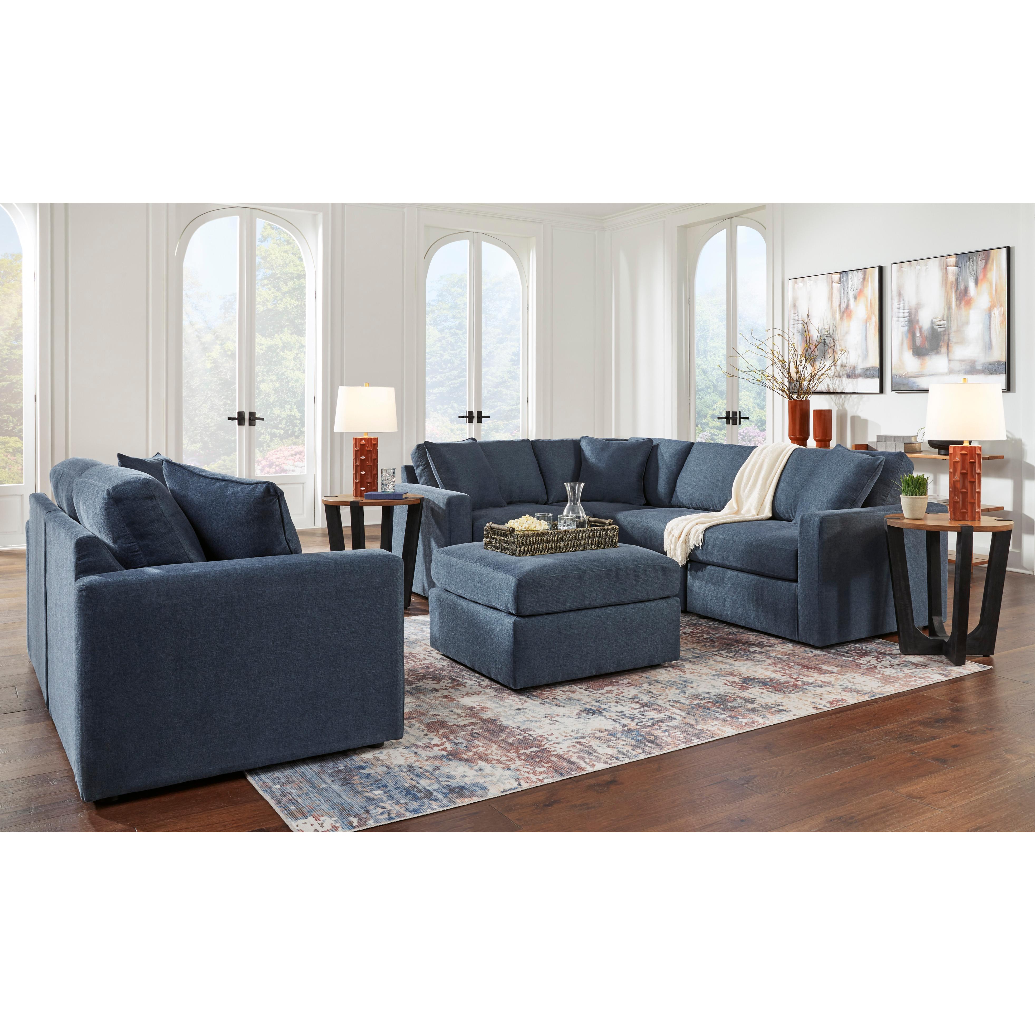  Manufacturer Color_Ink --  Modmax 92121S1 2 pc Loveseat IMAGE 6