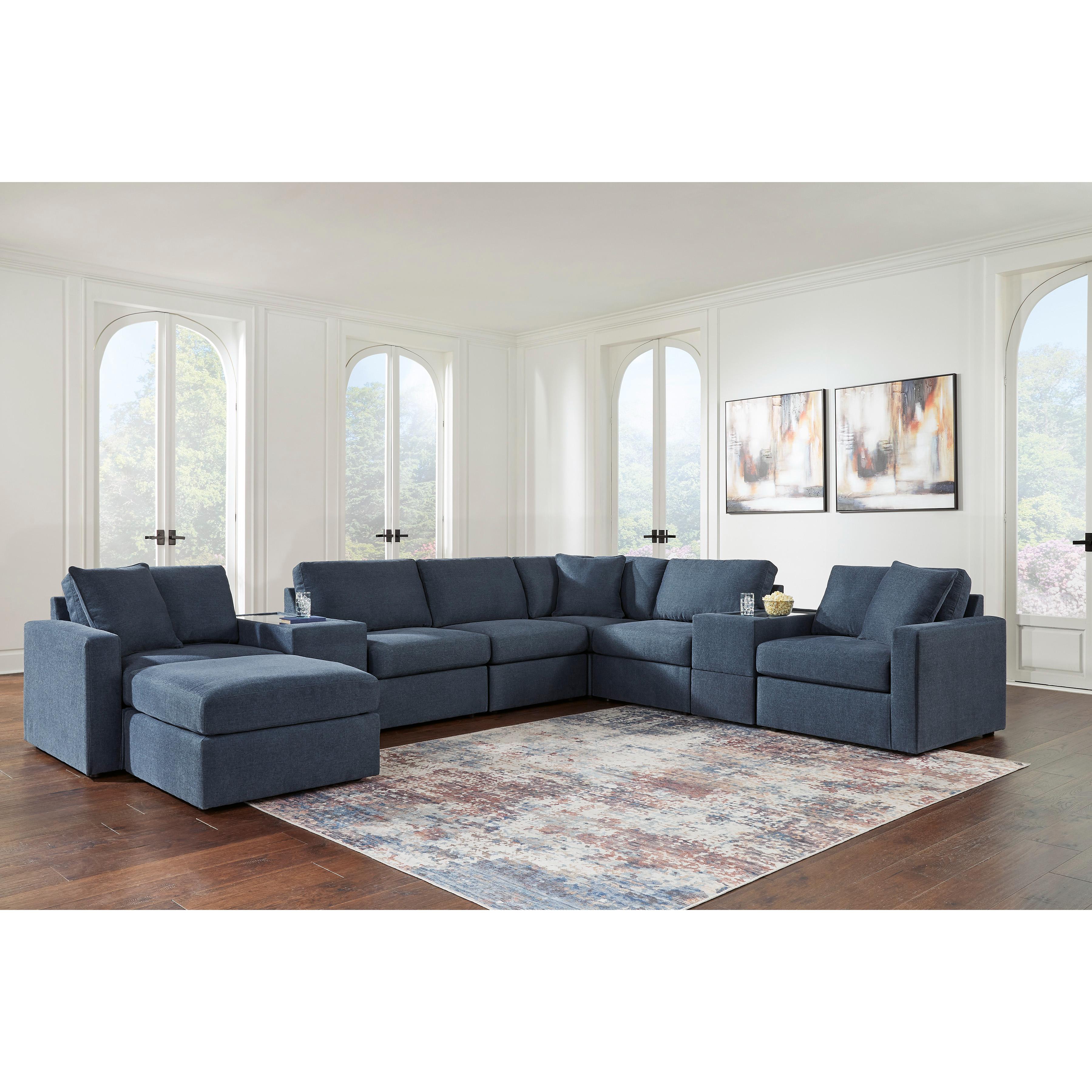  Manufacturer Color_Ink --  Modmax 92121S11 8 pc Sectional with Storage Consoles IMAGE 2