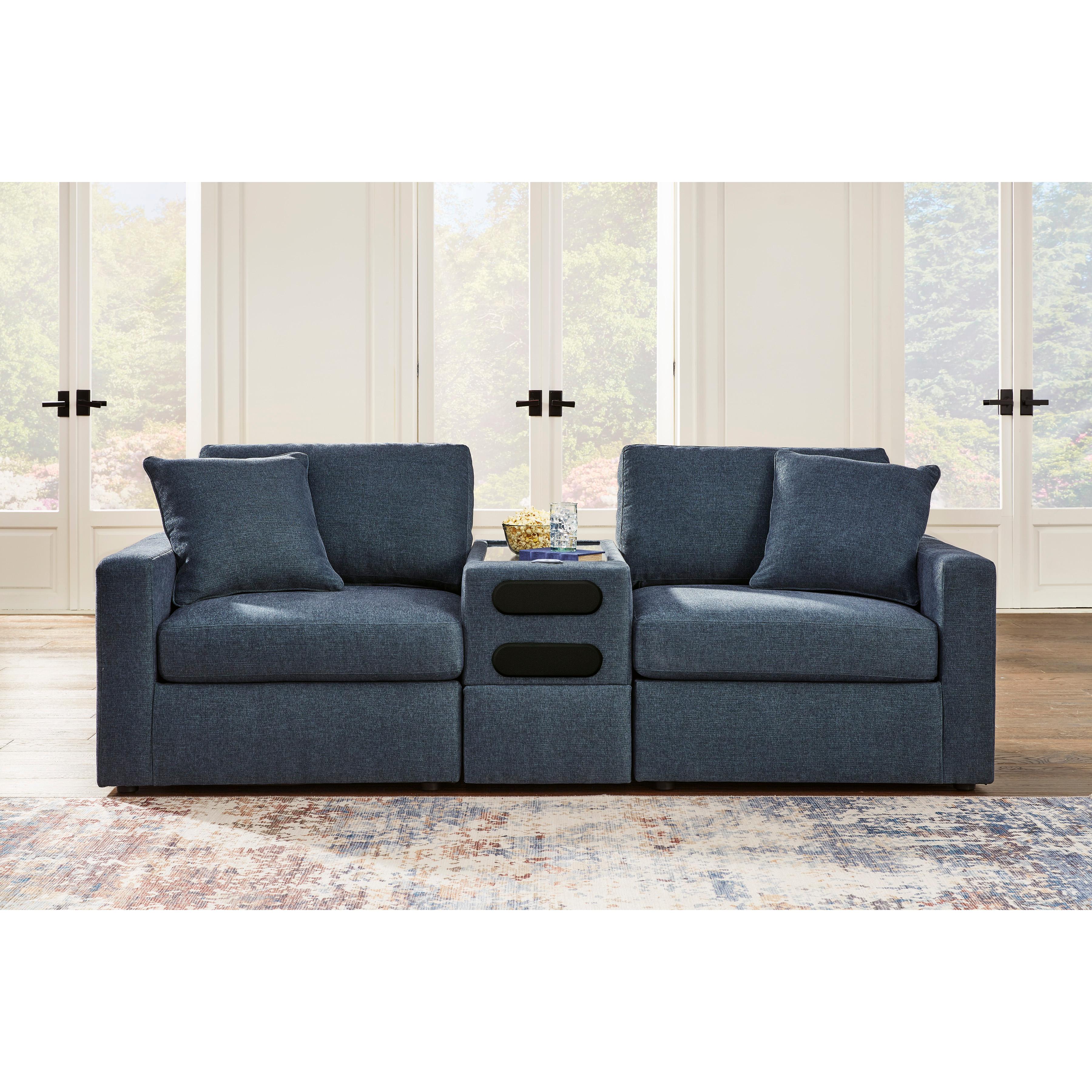  Manufacturer Color_Ink --  Modmax 92121S13 3 pc Sectional with Audio Console IMAGE 2