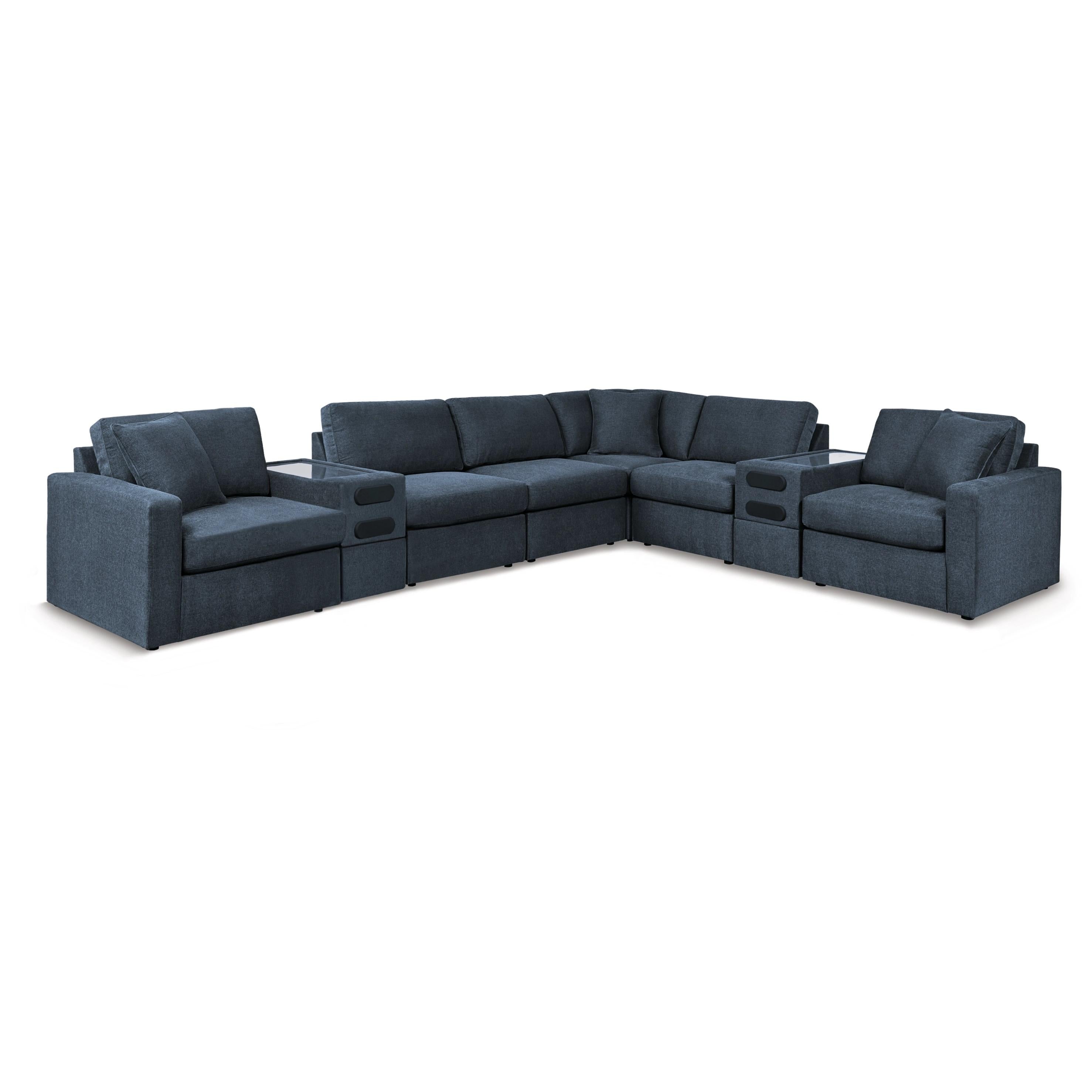  Manufacturer Color_Ink --  Modmax 92121S16 8 pc Sectional with Audio Consoles IMAGE 1