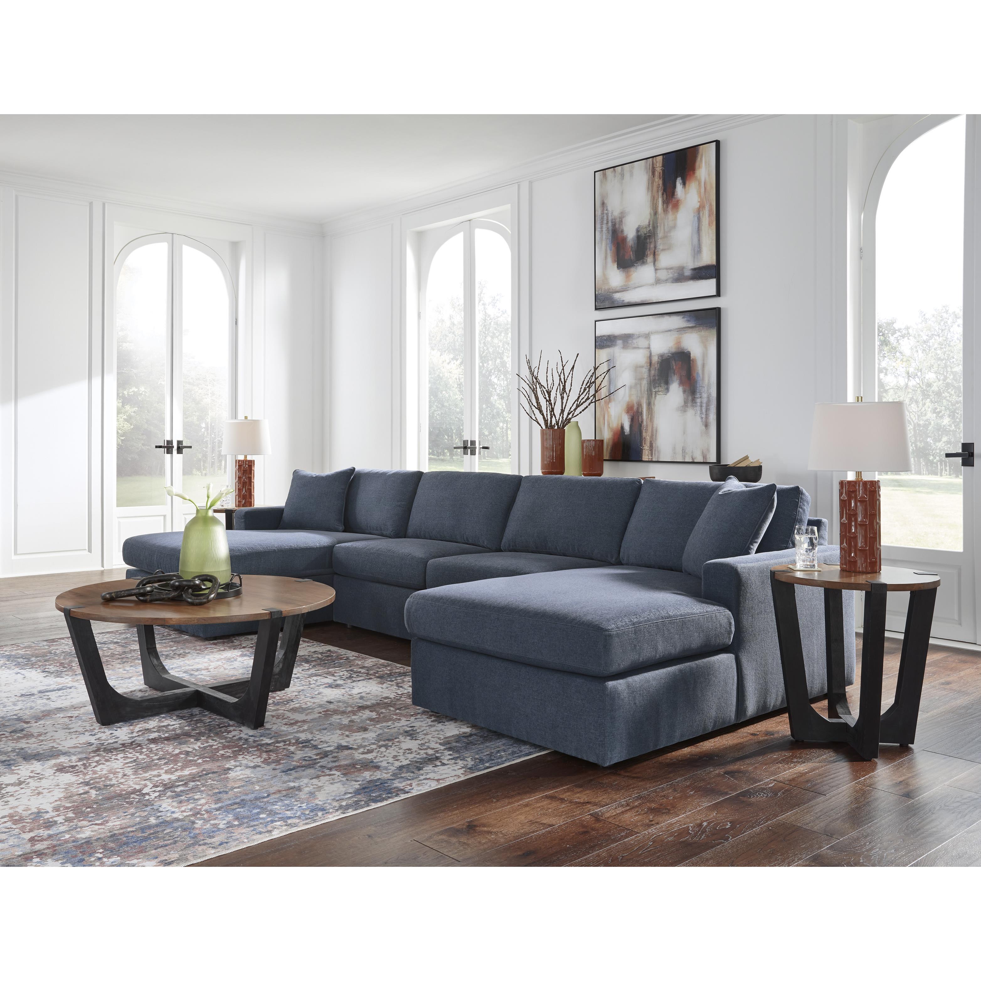  Manufacturer Color_Ink --  Modmax 92121S19 4 pc Double Chaise Sectional IMAGE 3