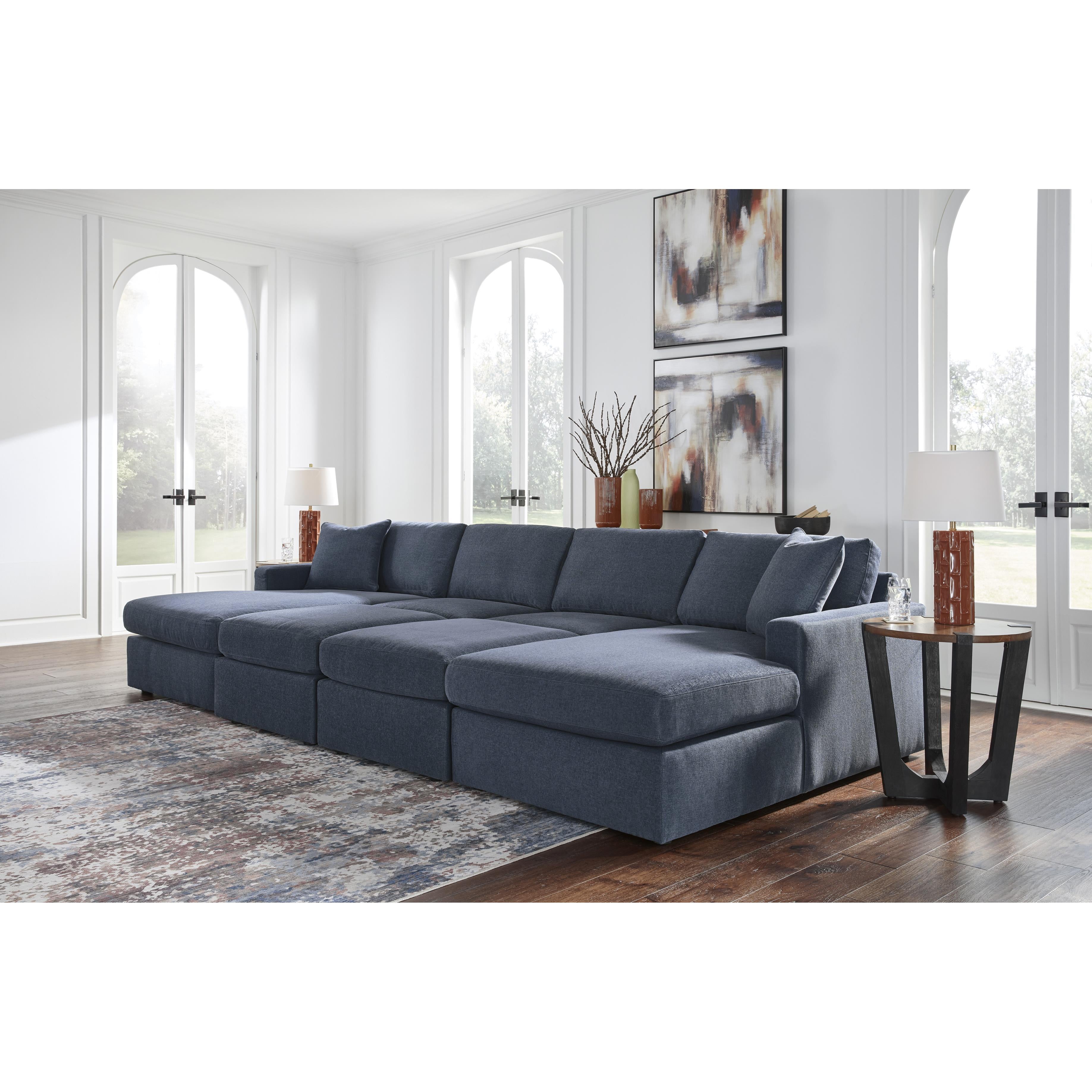  Manufacturer Color_Ink --  Modmax 92121S19 4 pc Double Chaise Sectional IMAGE 6