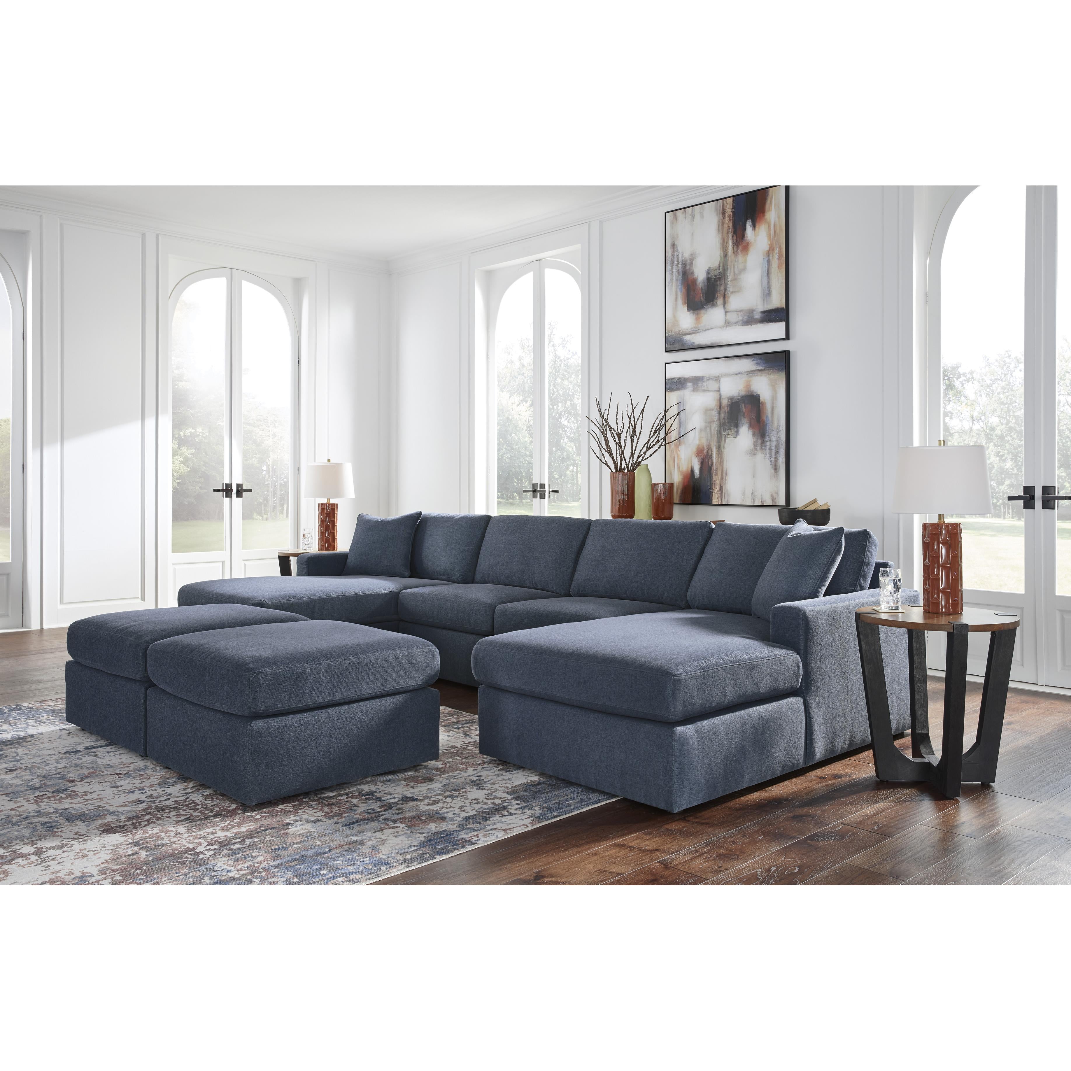  Manufacturer Color_Ink --  Modmax 92121S19 4 pc Double Chaise Sectional IMAGE 7