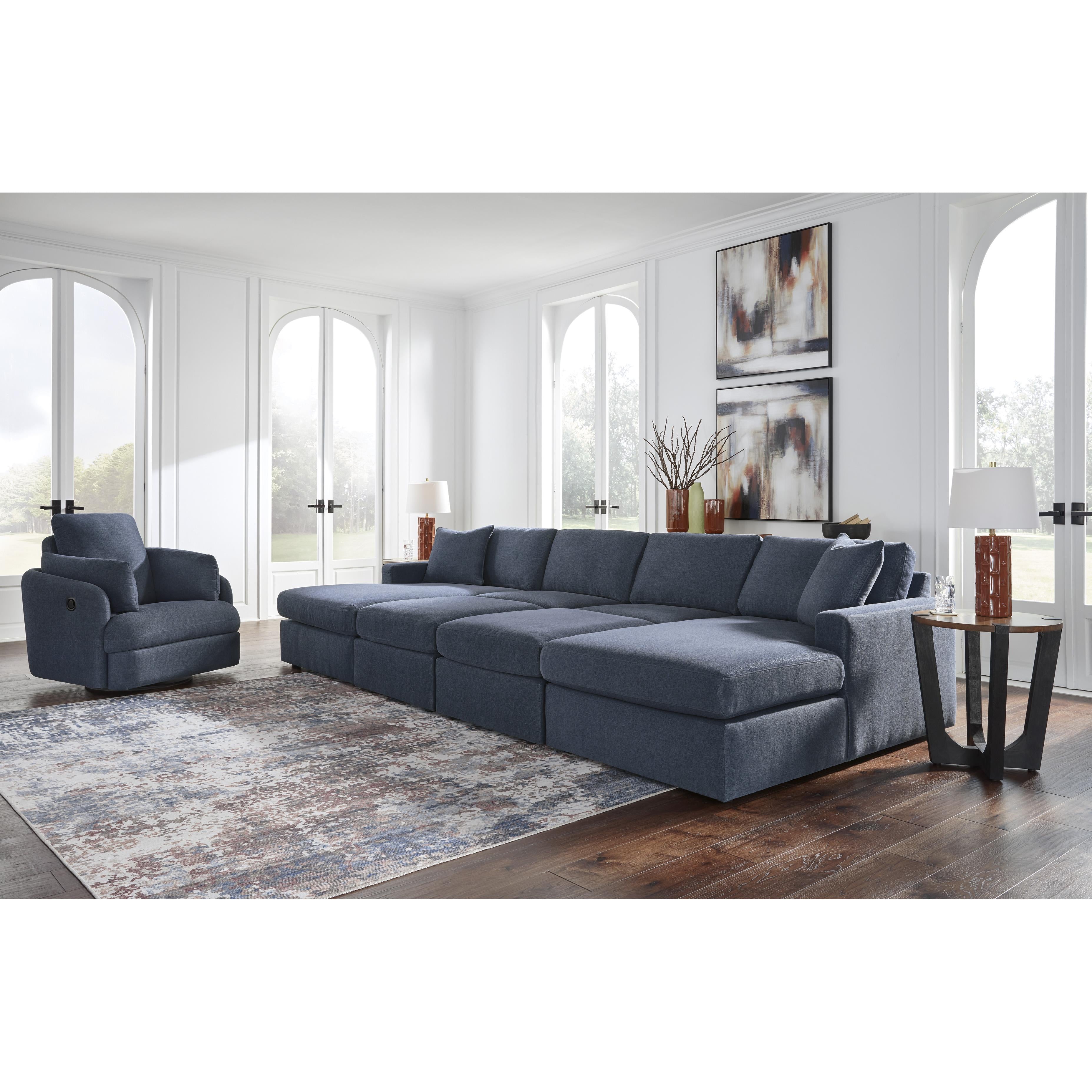  Manufacturer Color_Ink --  Modmax 92121S19 4 pc Double Chaise Sectional IMAGE 8