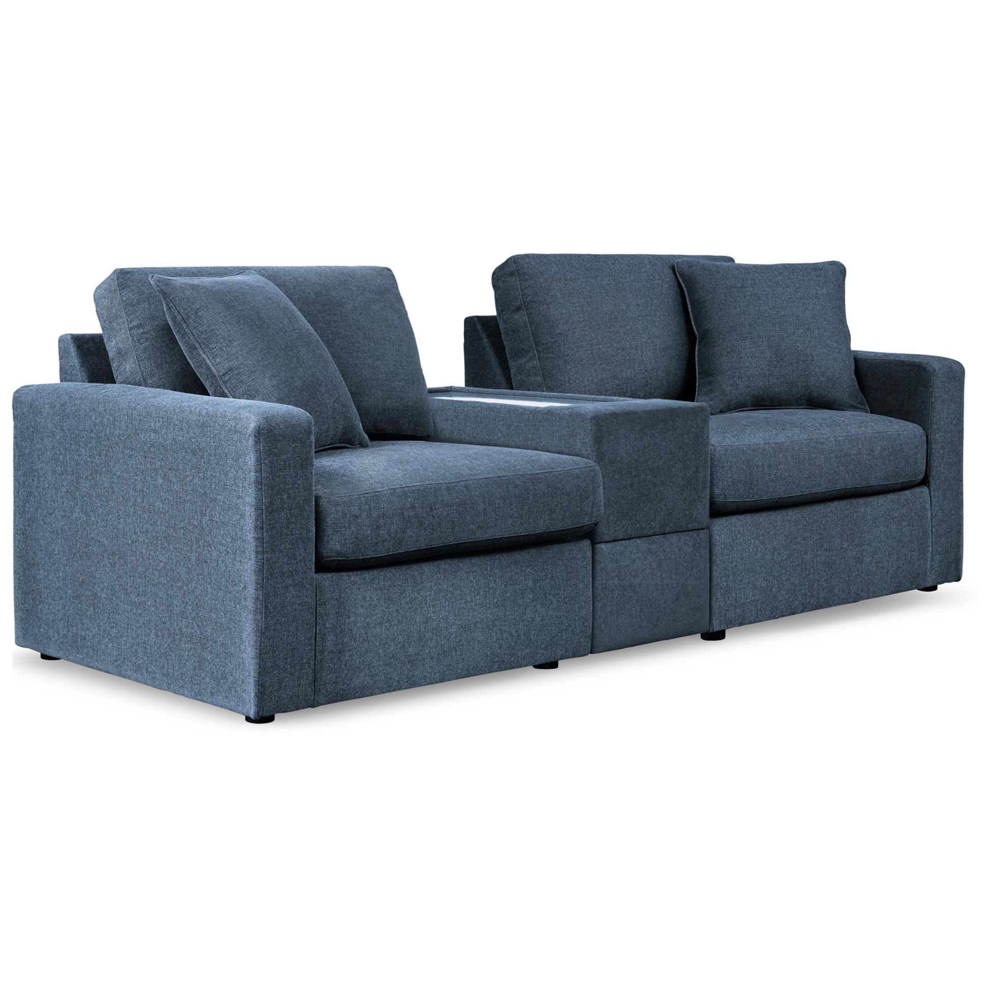 Manufacturer Color_Ink --  Modmax 92121S3 3 pc Sectional with Storage Console IMAGE 1