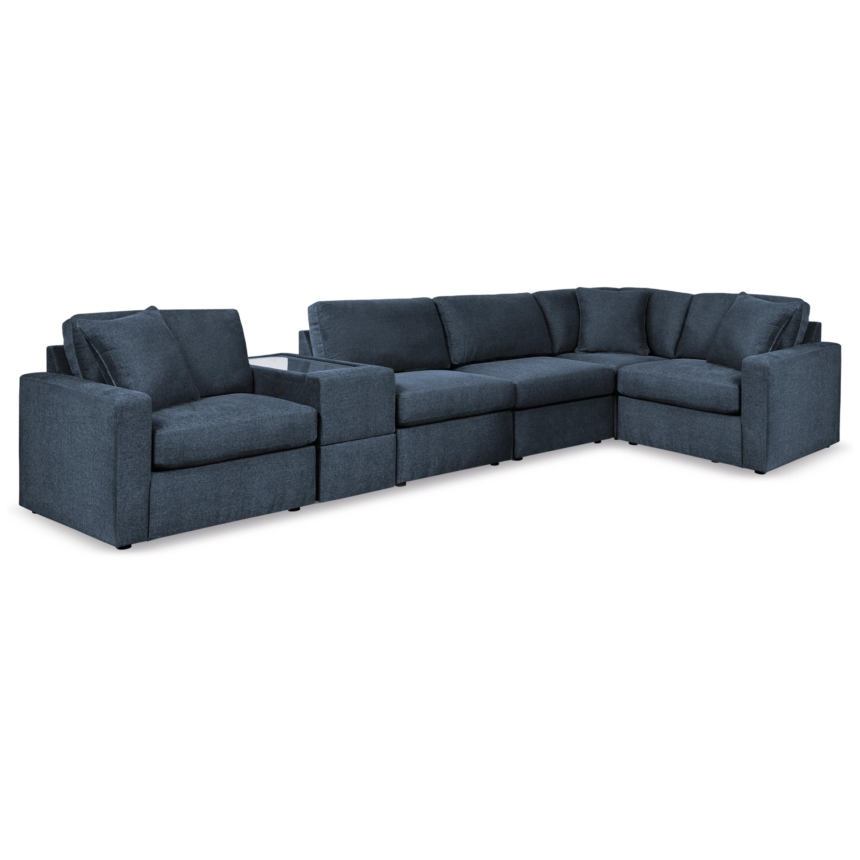  Manufacturer Color_Ink --  Modmax 92121S7 6 pc Sectional with Storage Console IMAGE 1
