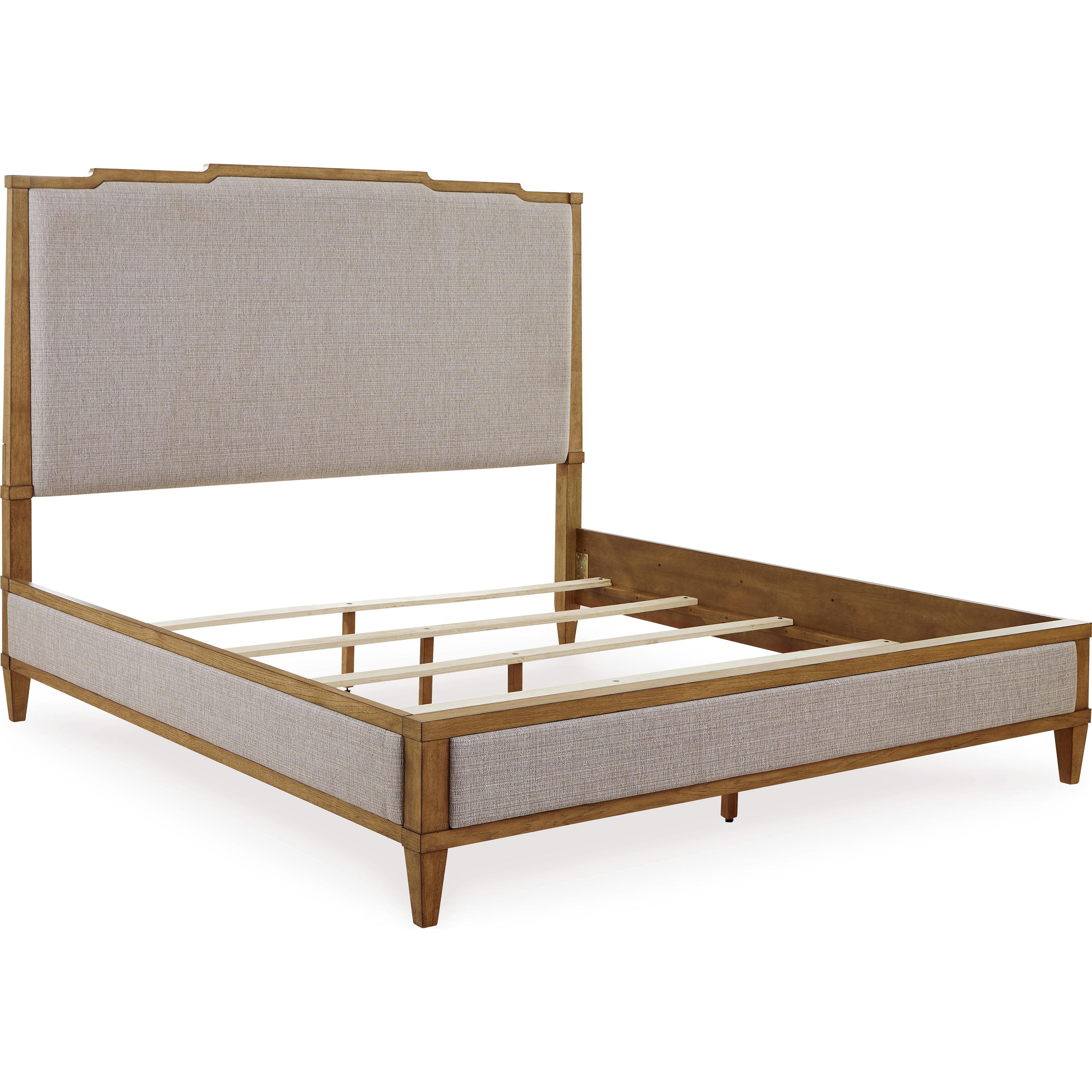  Size_King --  Sharlance B895B6 King Upholstered Panel Bed IMAGE 4
