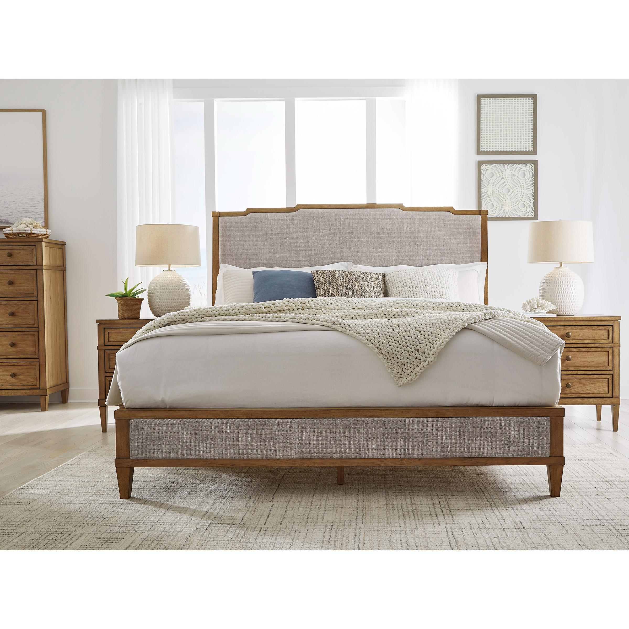  Size_King --  Sharlance B895B6 King Upholstered Panel Bed IMAGE 6