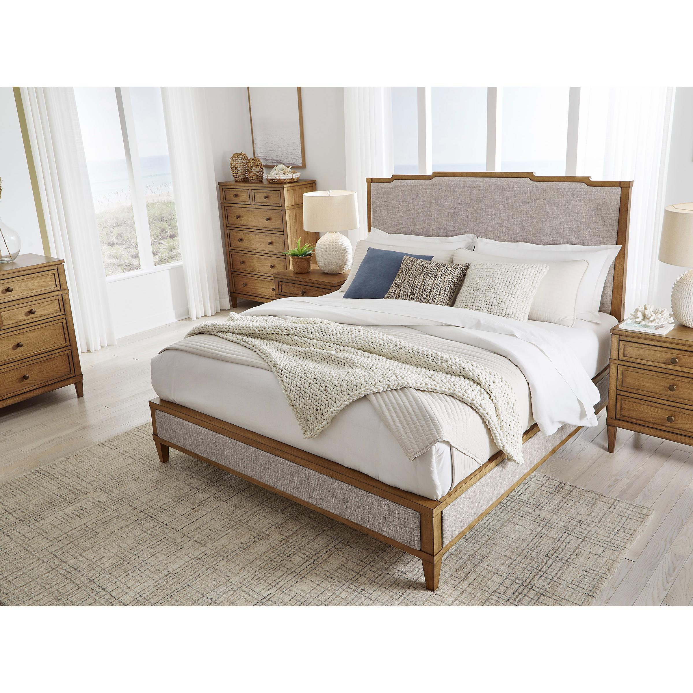  Size_King --  Sharlance B895B6 King Upholstered Panel Bed IMAGE 7