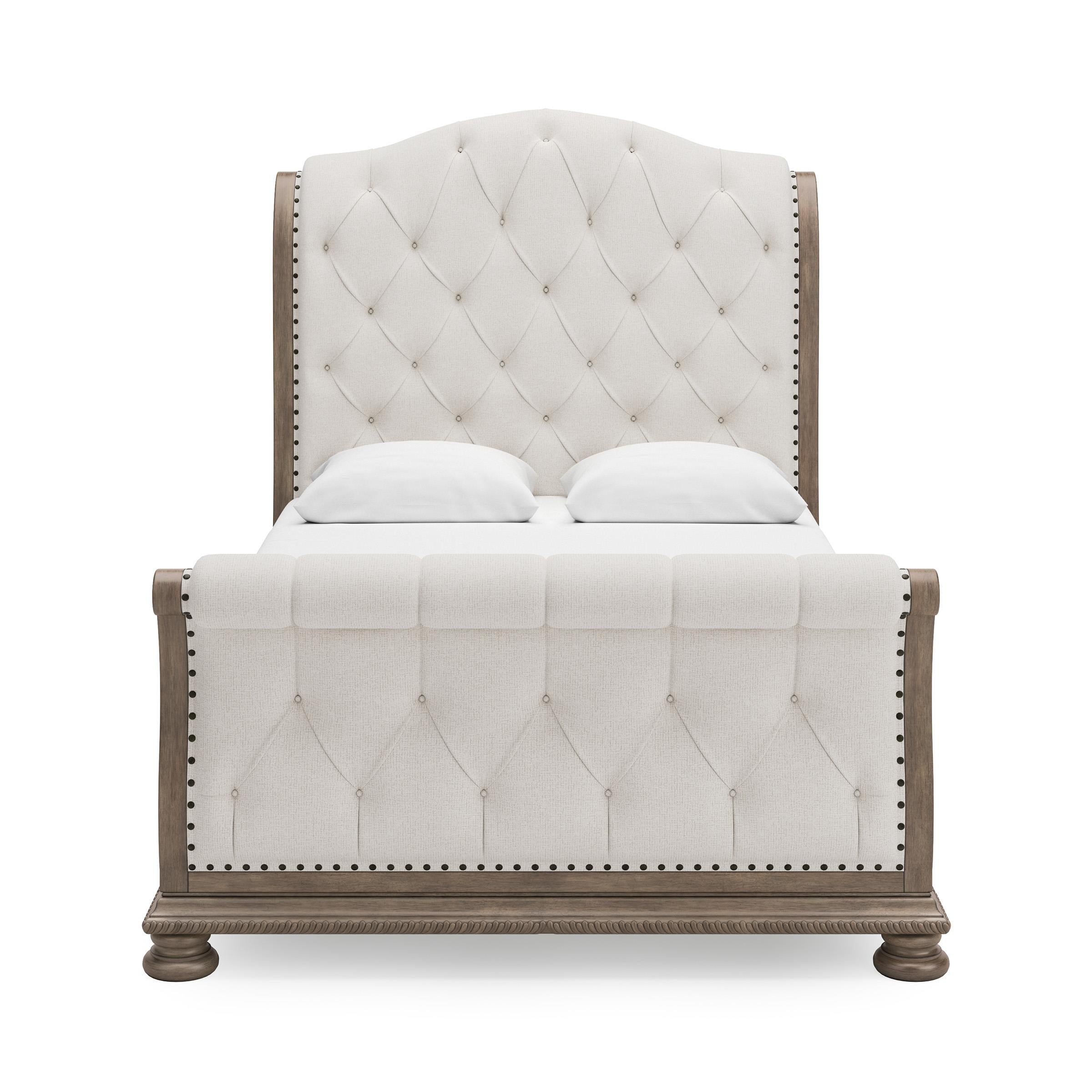  Size_Queen --  Signature Design by Ashley Ardenfield Upholstered Sleigh Bed IMAGE 2