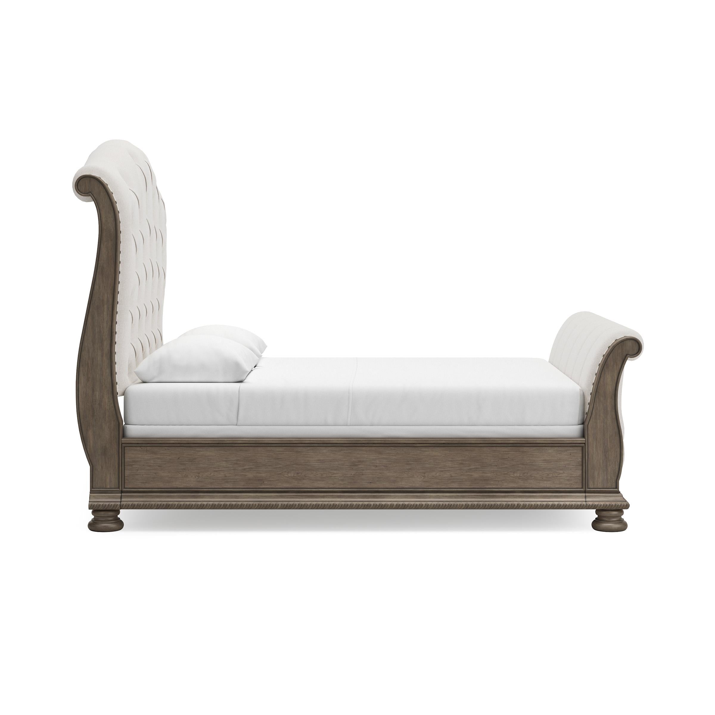  Size_Queen --  Signature Design by Ashley Ardenfield Upholstered Sleigh Bed IMAGE 3