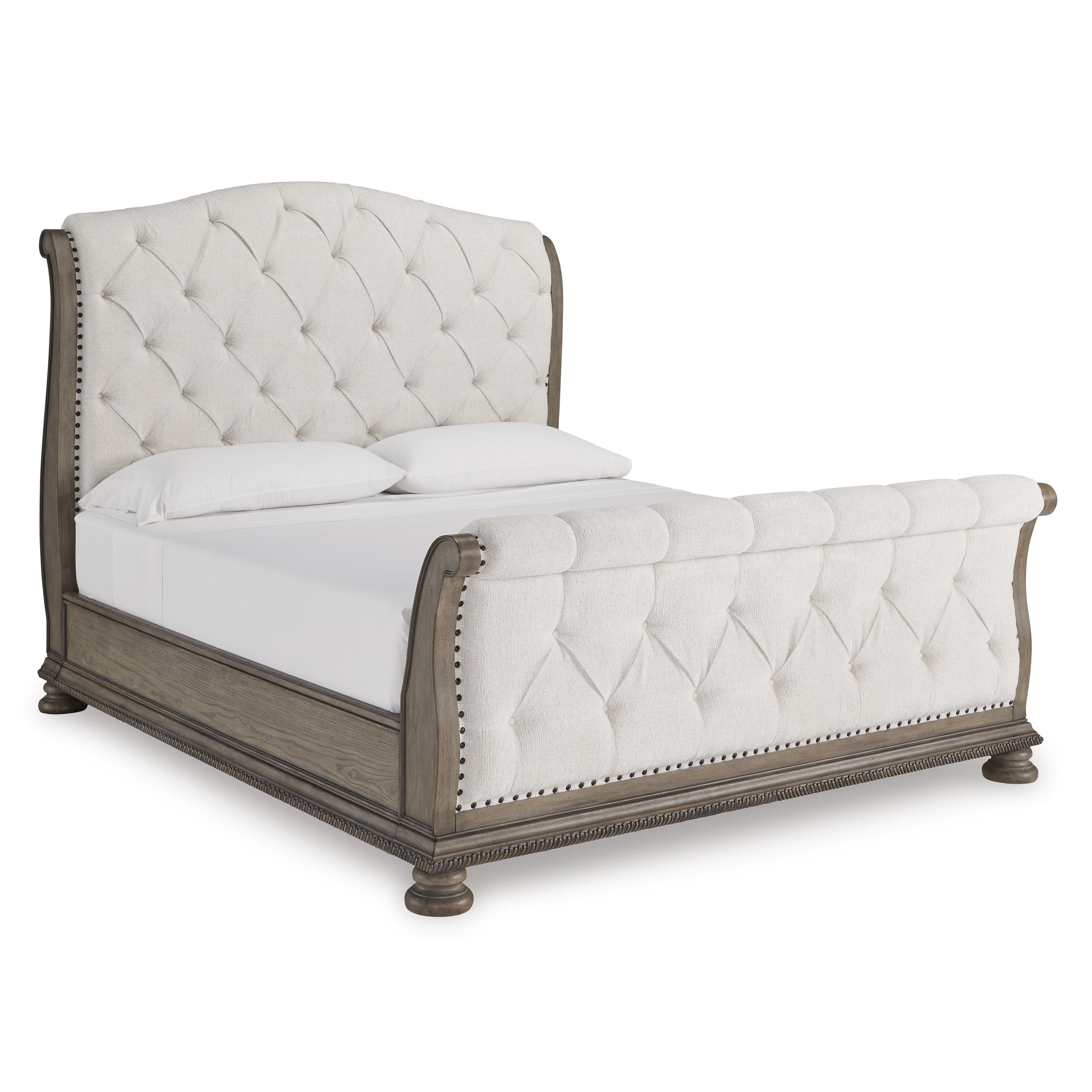  Size_King --  Ardenfield B944B4 King Upholstered Sleigh Bed IMAGE 1