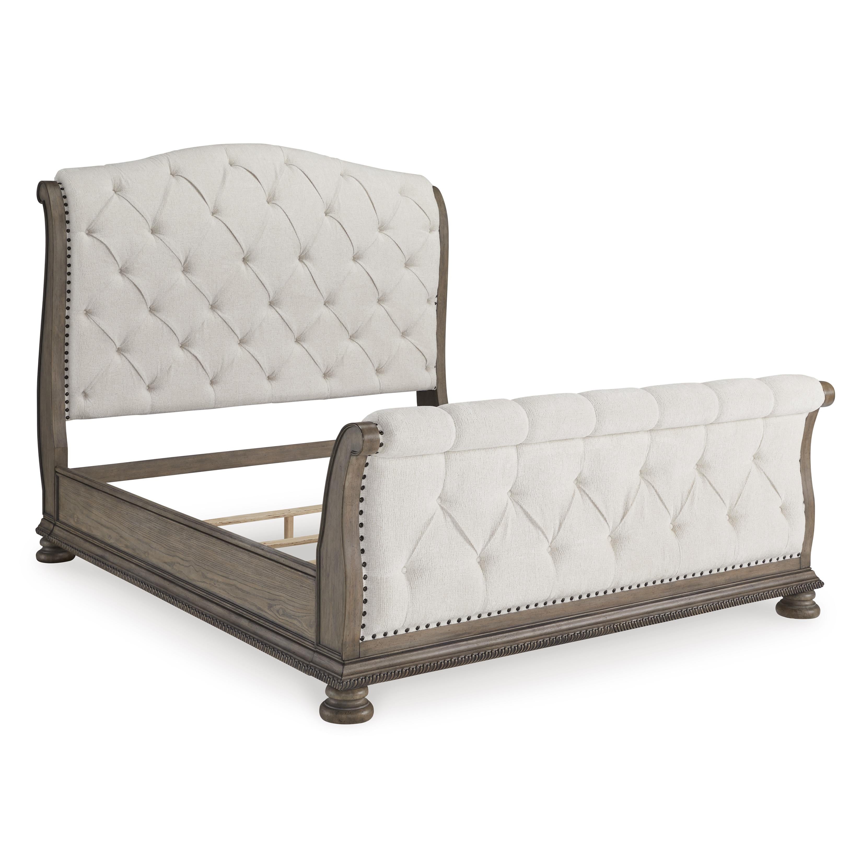  Size_King --  Ardenfield B944B4 King Upholstered Sleigh Bed IMAGE 4