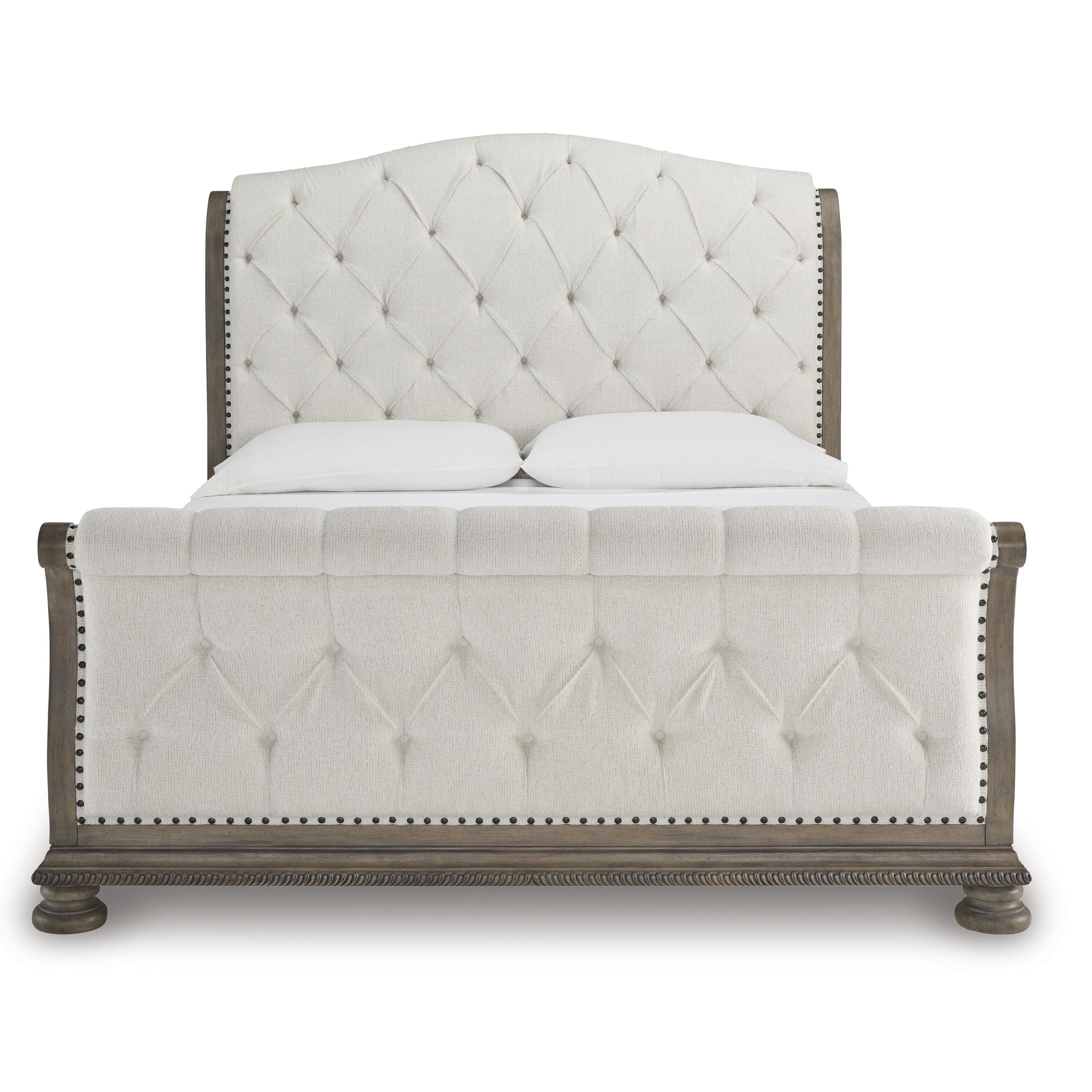  Size_California King --  Ardenfield B944B5 California King Upholstered Sleigh Bed IMAGE 2