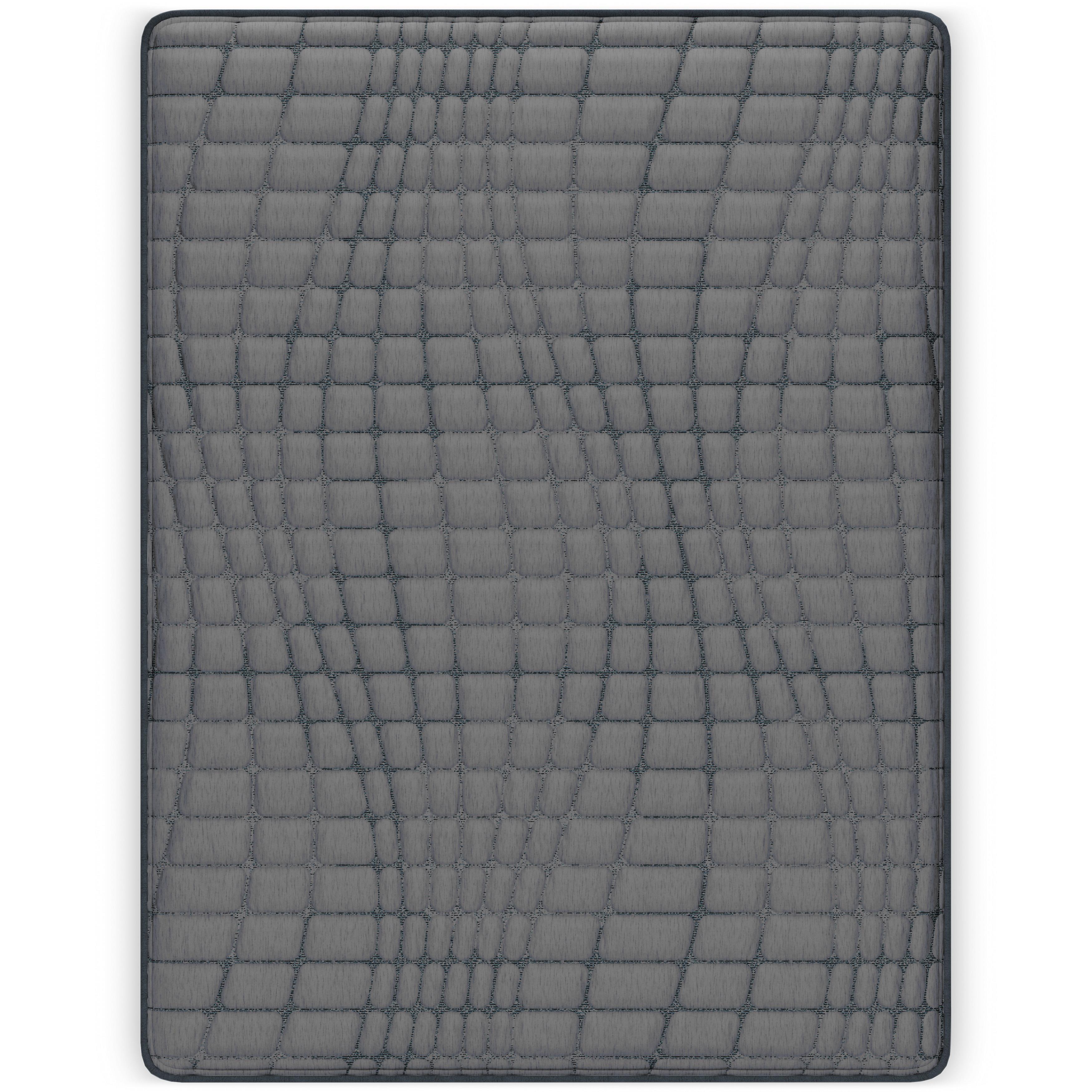  Size_Queen --  Sierra Sleep Gray 1200 Hybrid Mattress IMAGE 2