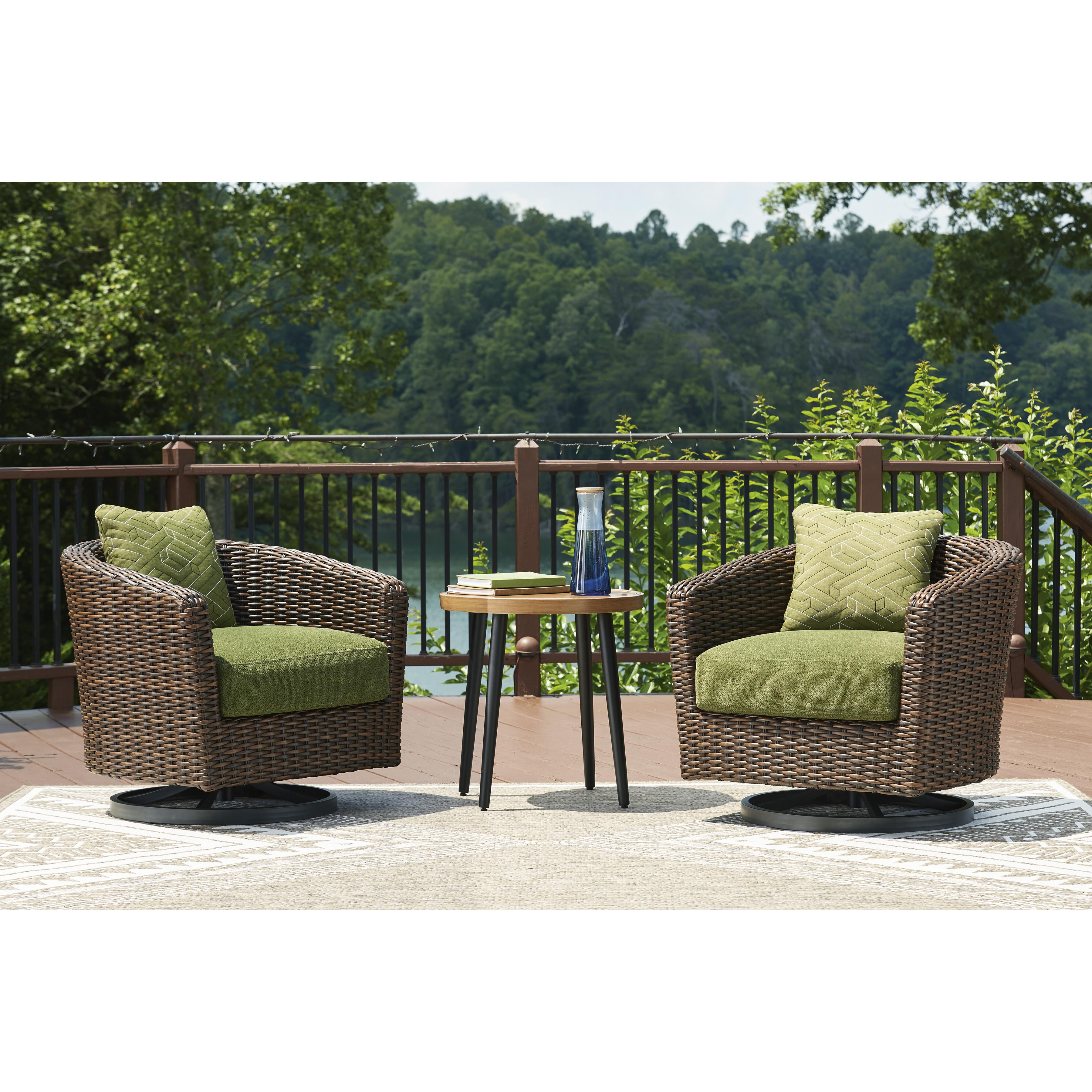  Signature Design by Ashley Horizon Hall P572-706 Round End Table IMAGE 11