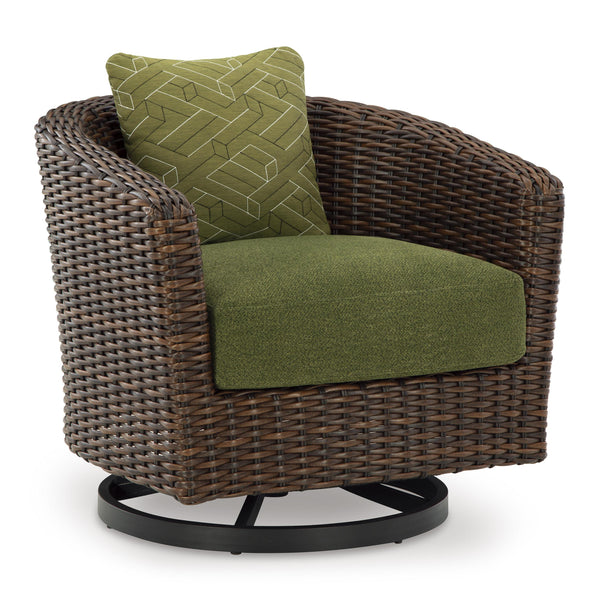 Signature Design by Ashley Horizon Hall P572-821 Swivel Lounge with Cushion