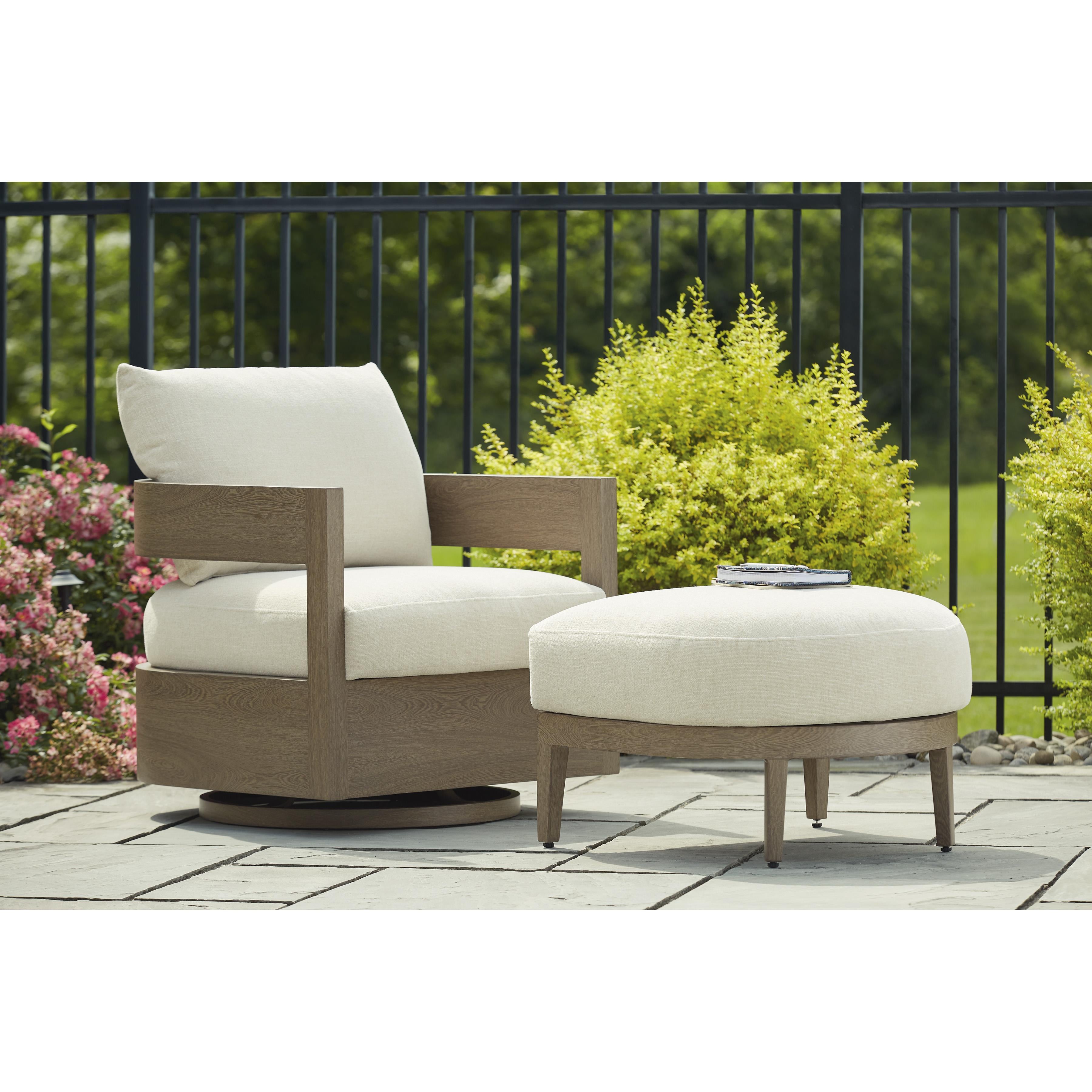  Signature Design by Ashley Serene Bay P671-814 Ottoman with Cushion IMAGE 8