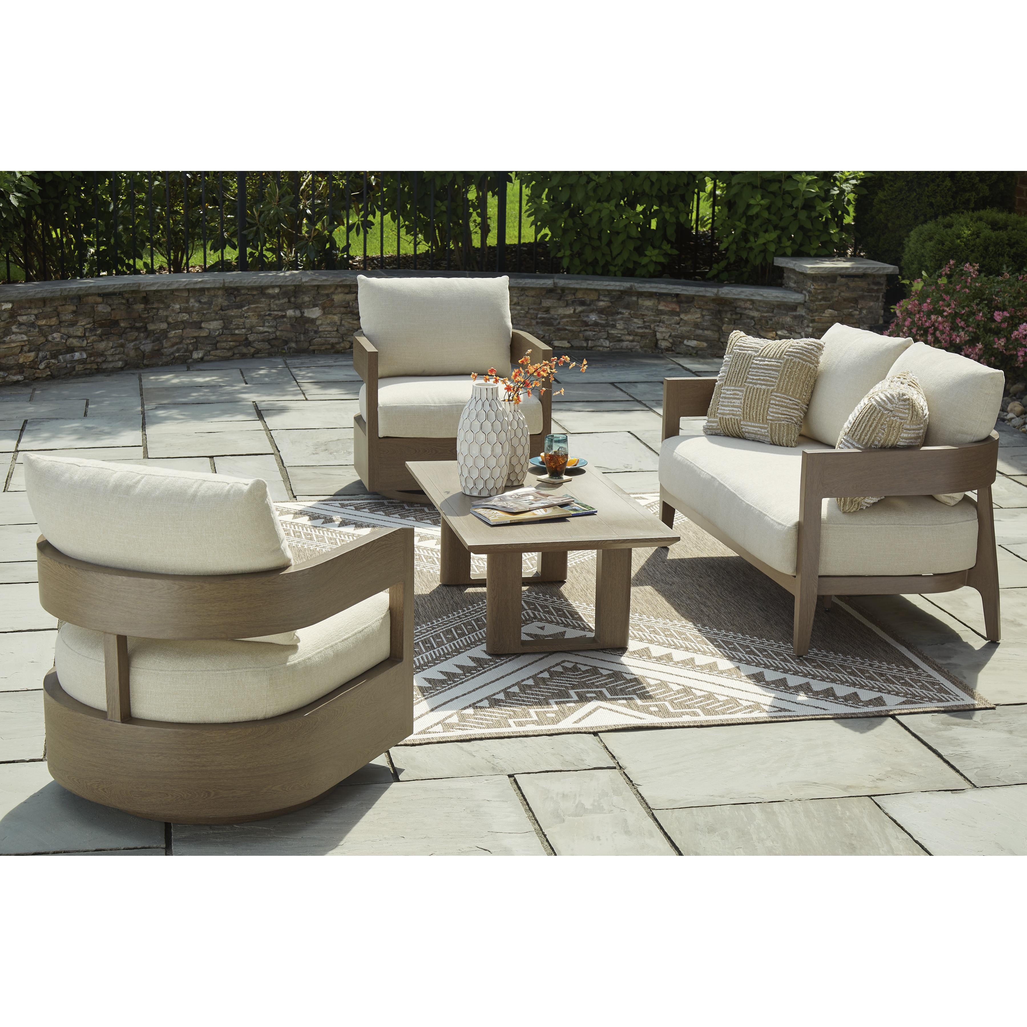  Signature Design by Ashley Serene Bay P671-821 Swivel Glider Chair with Cushion IMAGE 10