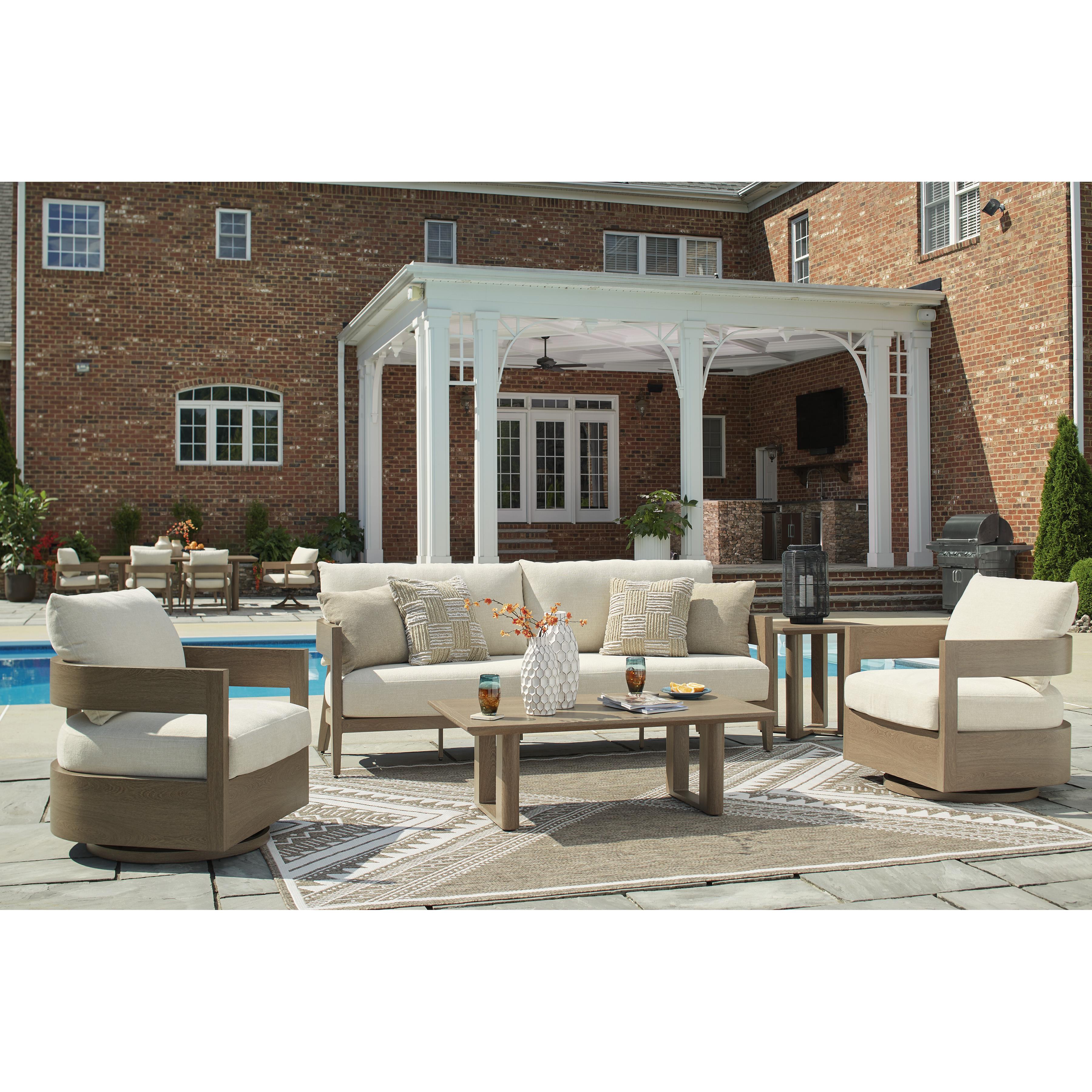  Signature Design by Ashley Serene Bay P671-821 Swivel Glider Chair with Cushion IMAGE 11