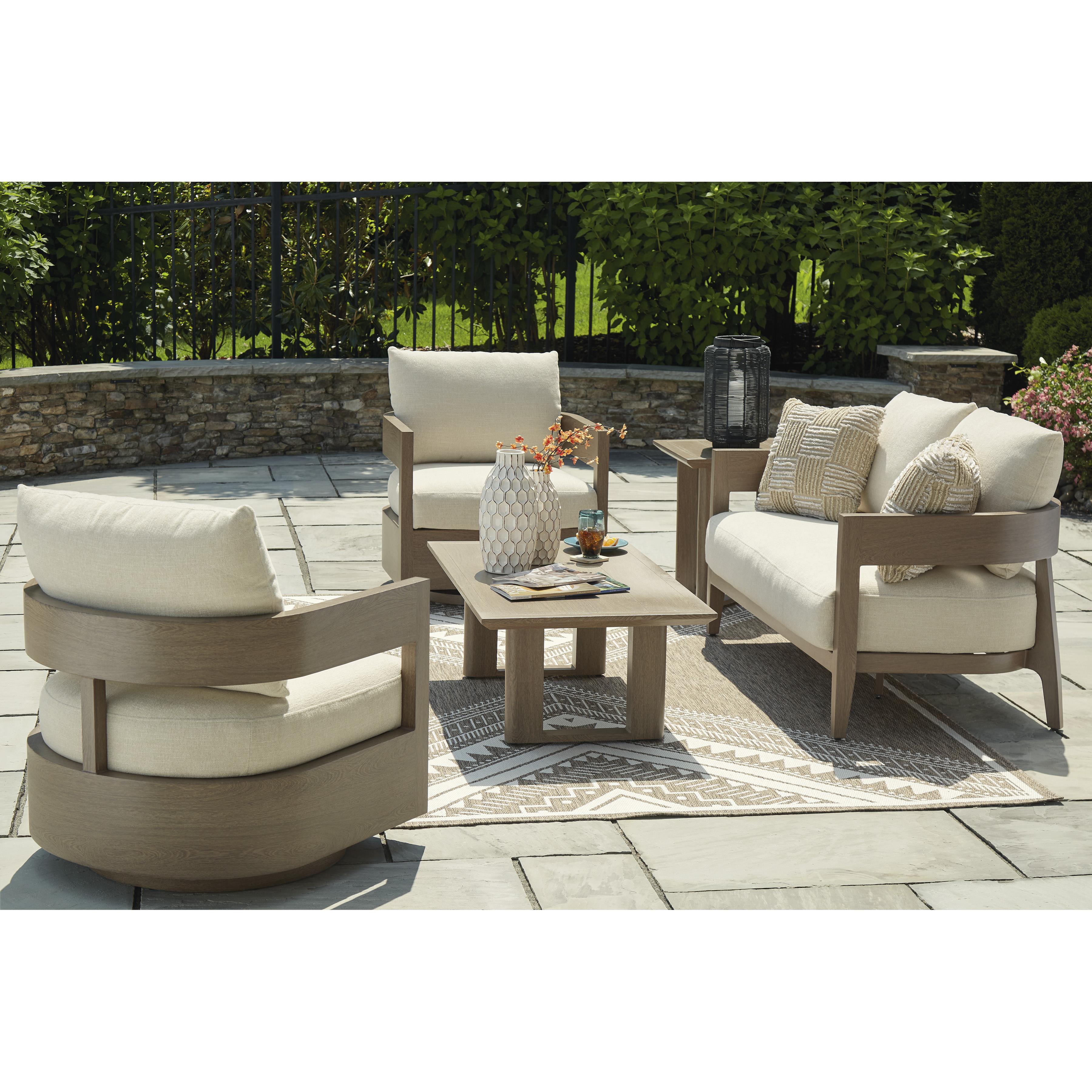  Signature Design by Ashley Serene Bay P671-821 Swivel Glider Chair with Cushion IMAGE 9
