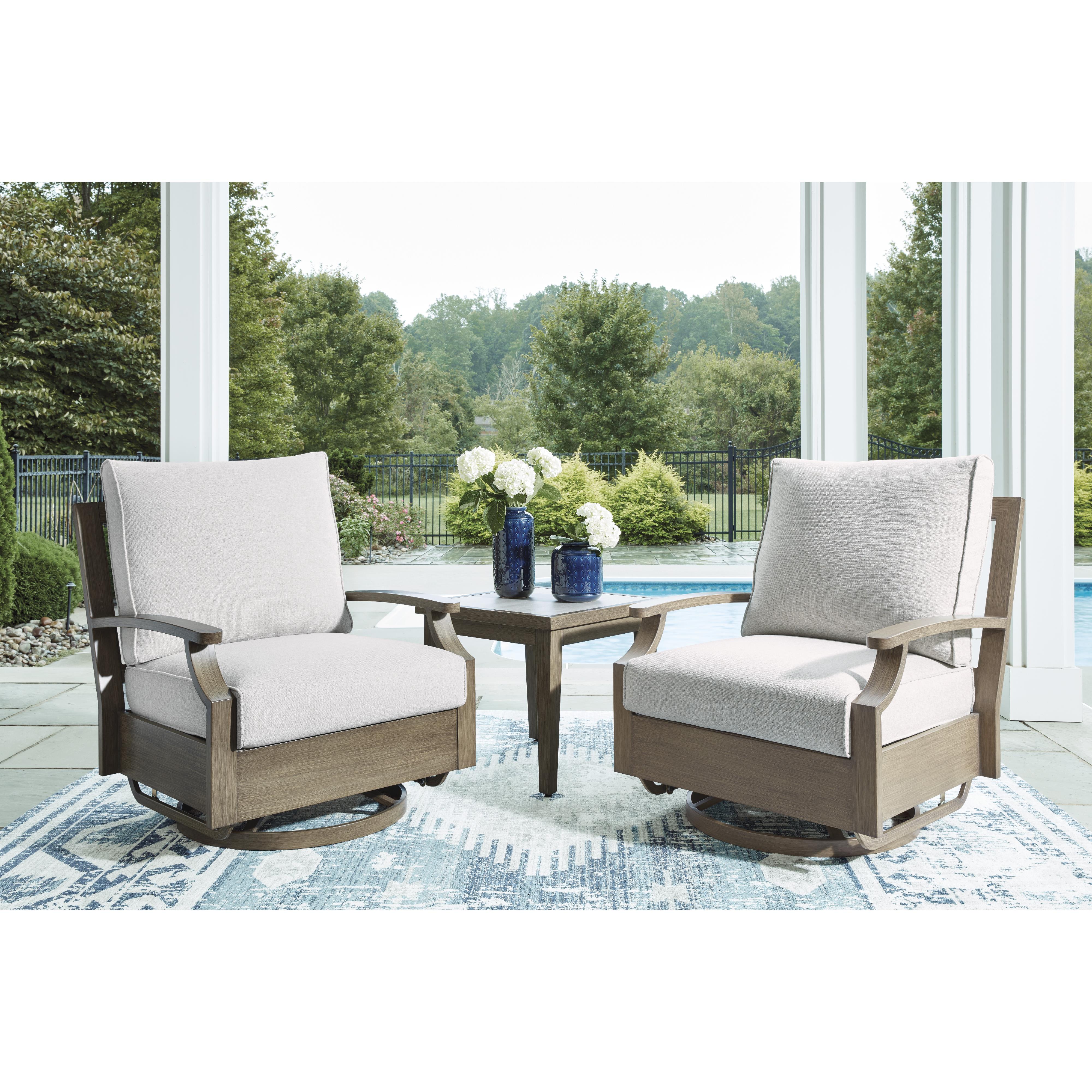 Signature Design by Ashley Rainier Ranch P701-821 Swivel Glider Chair with Cushion IMAGE 7