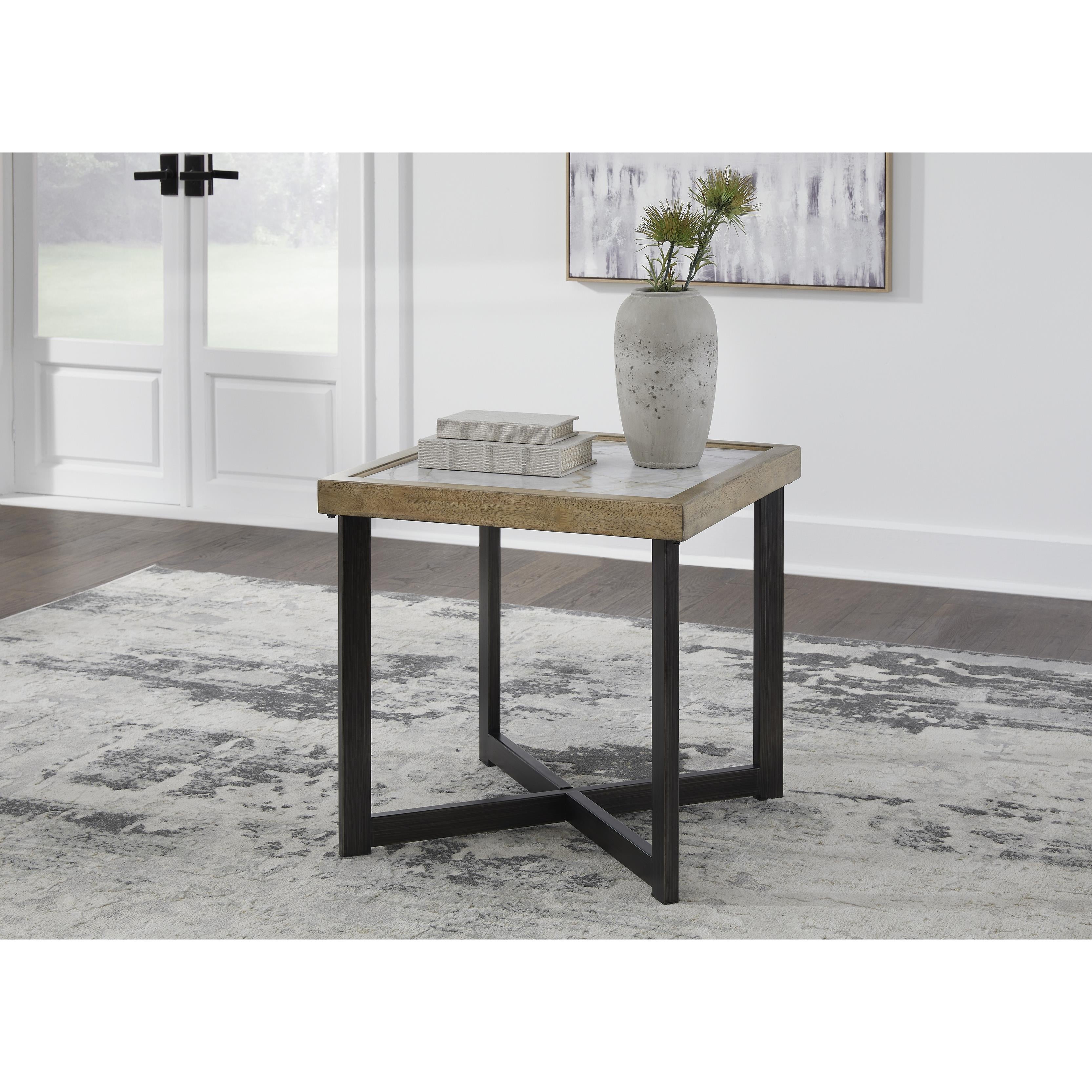  Signature Design by Ashley Montia T632-2 Square End Table IMAGE 5