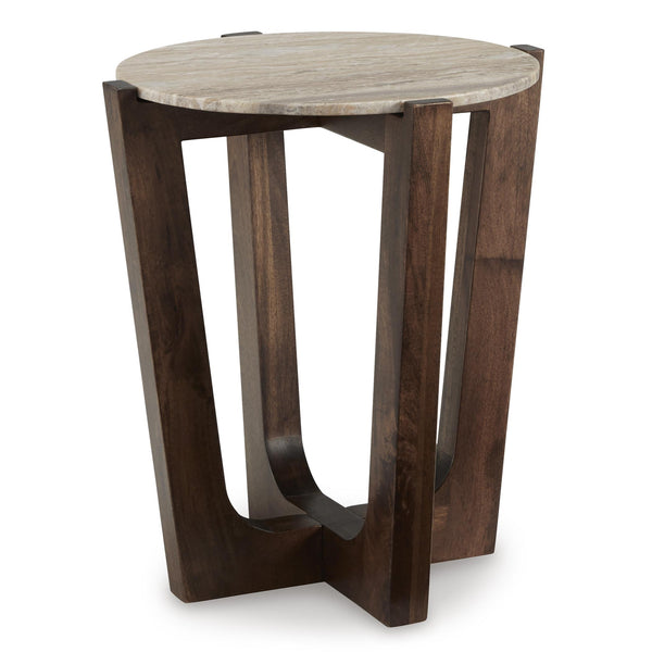 Signature Design by Ashley Tanidore T667-6 Round End Table