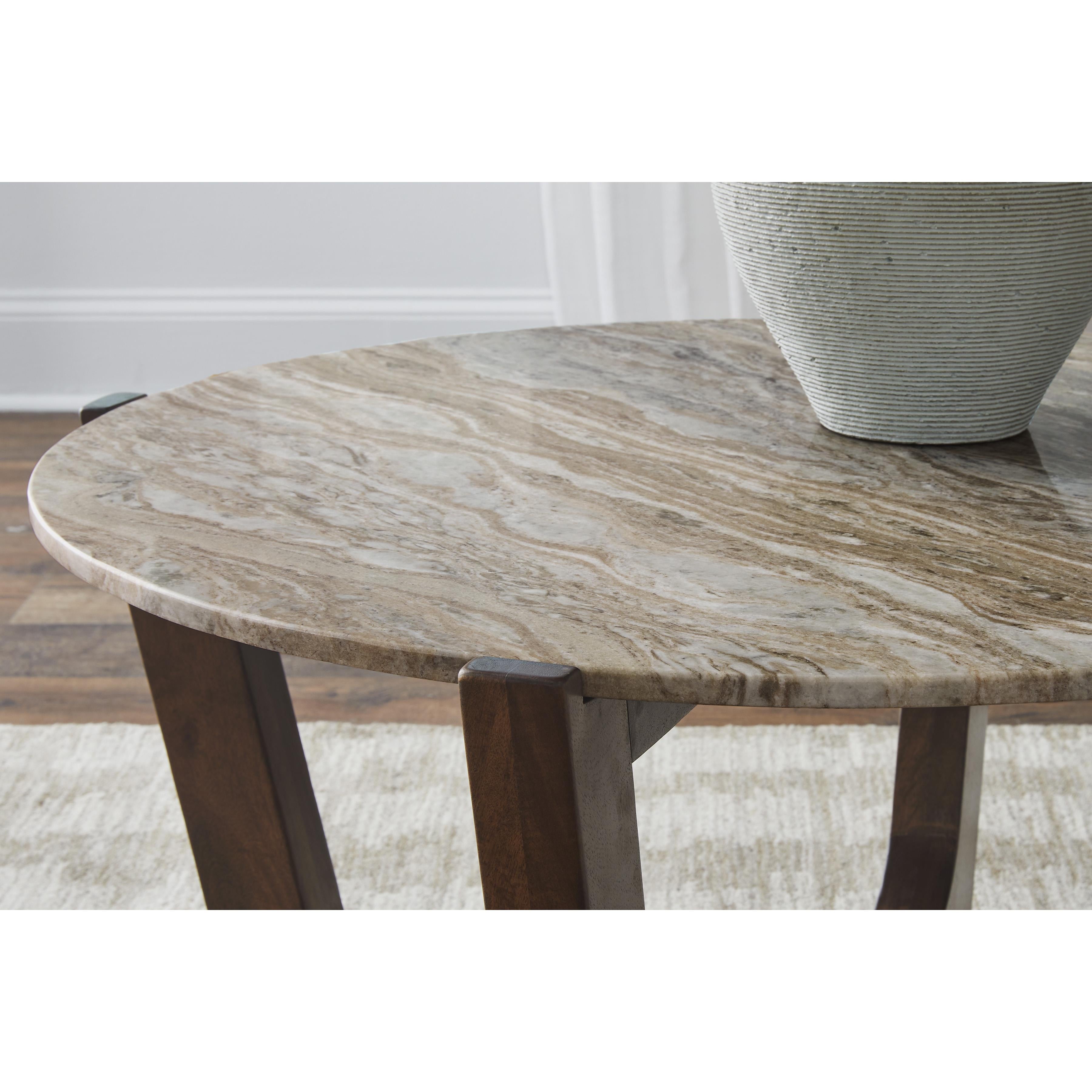  Signature Design by Ashley Tanidore T667-8 Round Cocktail Table IMAGE 5