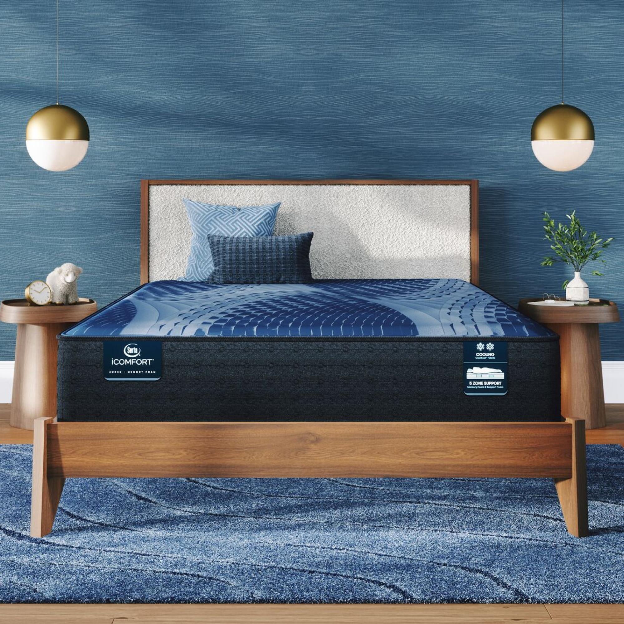  Size_California King --  iComfort Aspire 14" Memory Foam Medium Mattress (California King) IMAGE 1