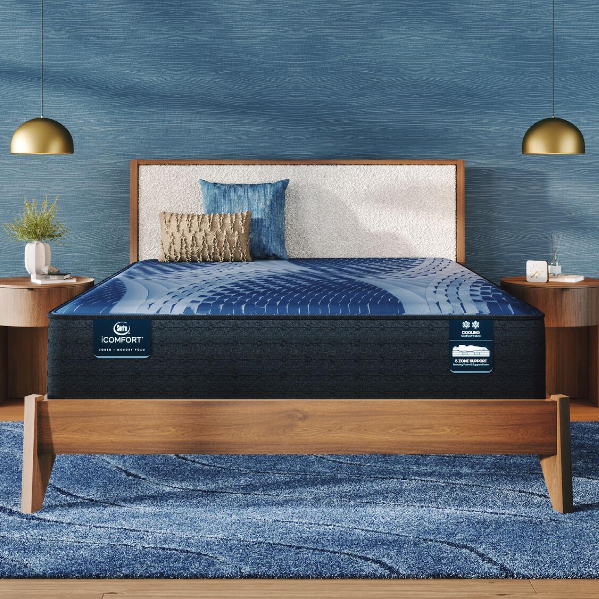  Size_Queen --  iComfort Aspire 14" Memory Foam Plush Mattress (Queen) IMAGE 1