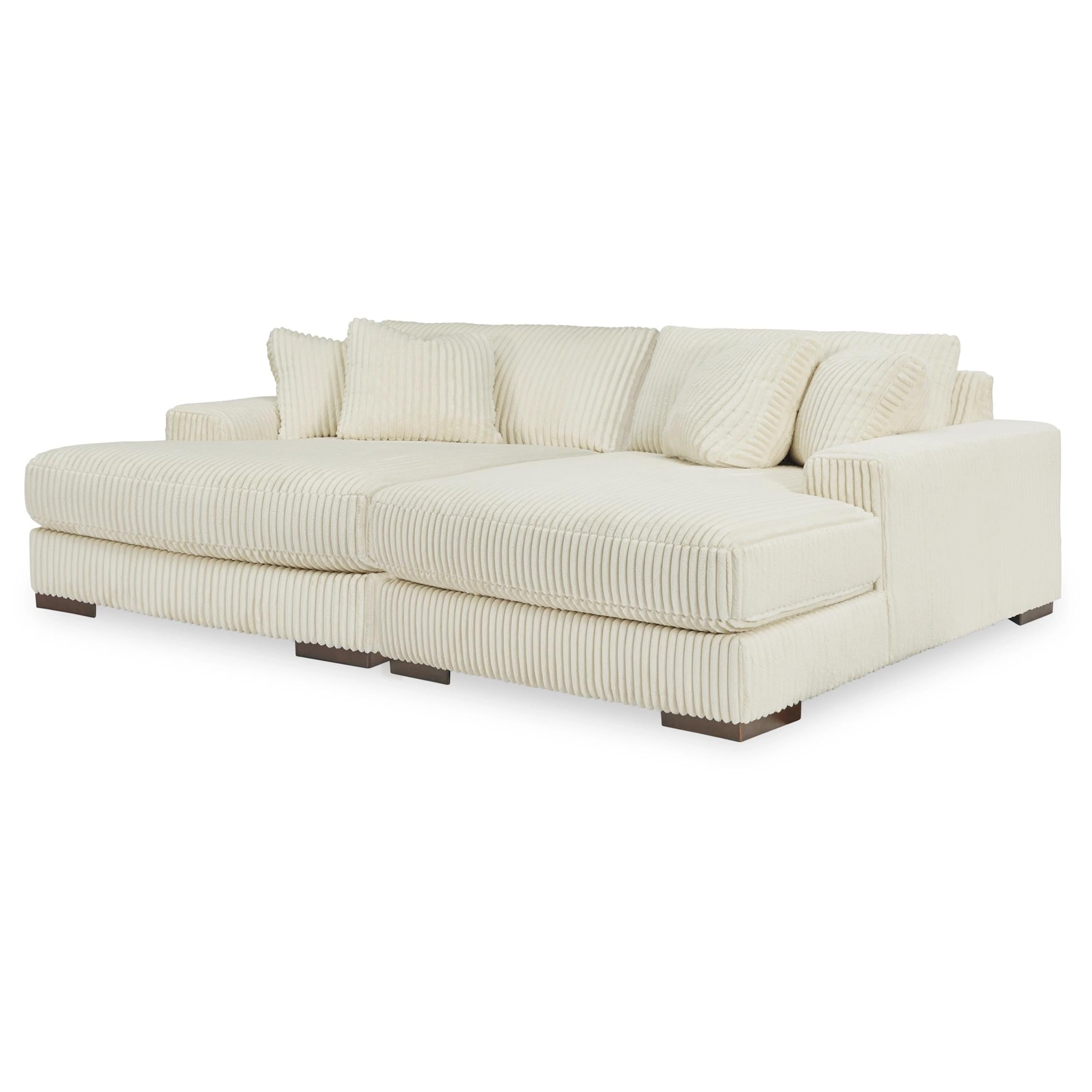  Manufacturer Color_Ivory --  Lindyn 21104S16 Super Chaise IMAGE 1