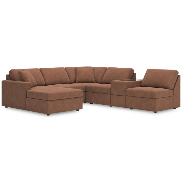 Signature Design by Ashley Modmax Fabric 6 pc Sectional